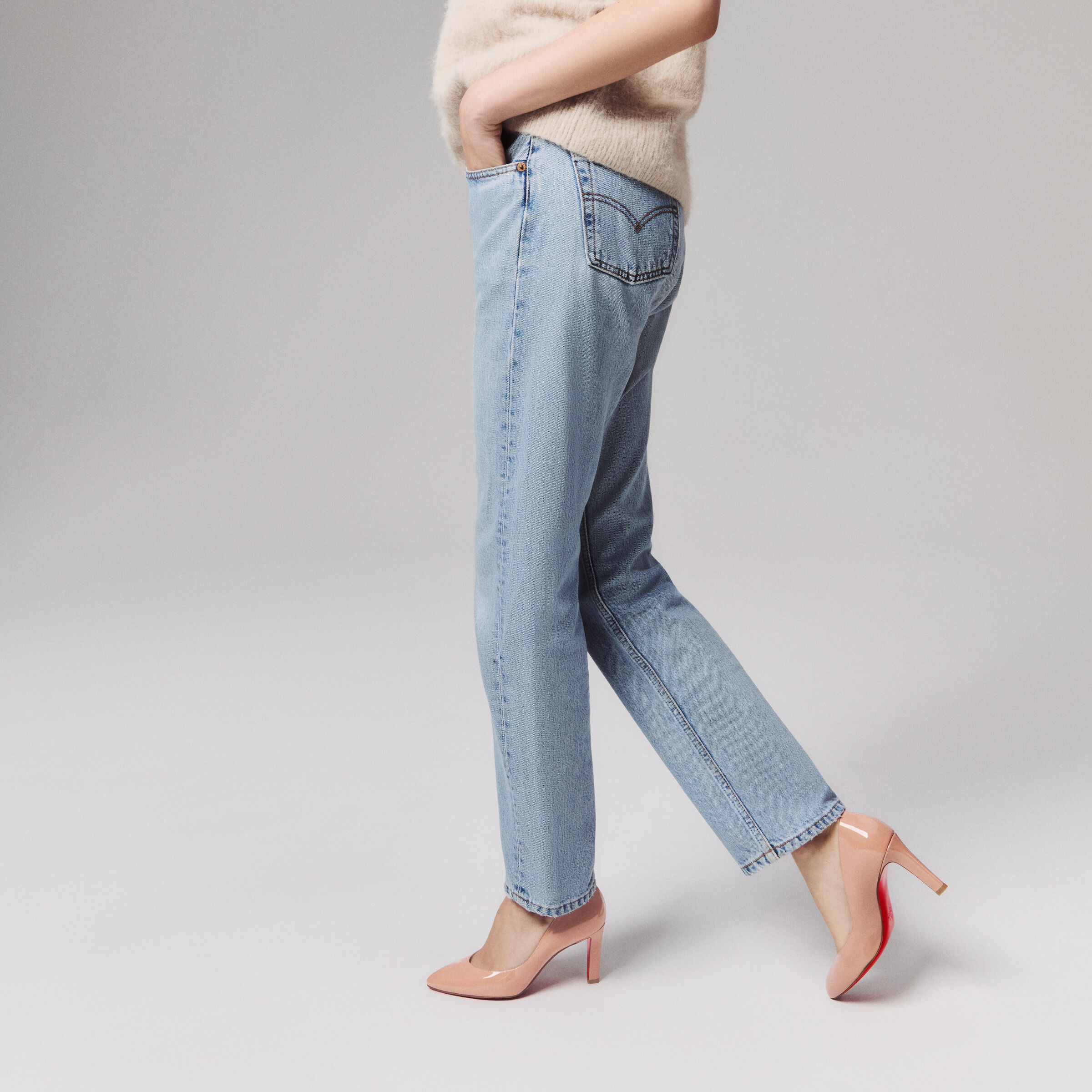 Fannylove - 85 パンプス - パテントレザー - ベージュ - ウィメンズ