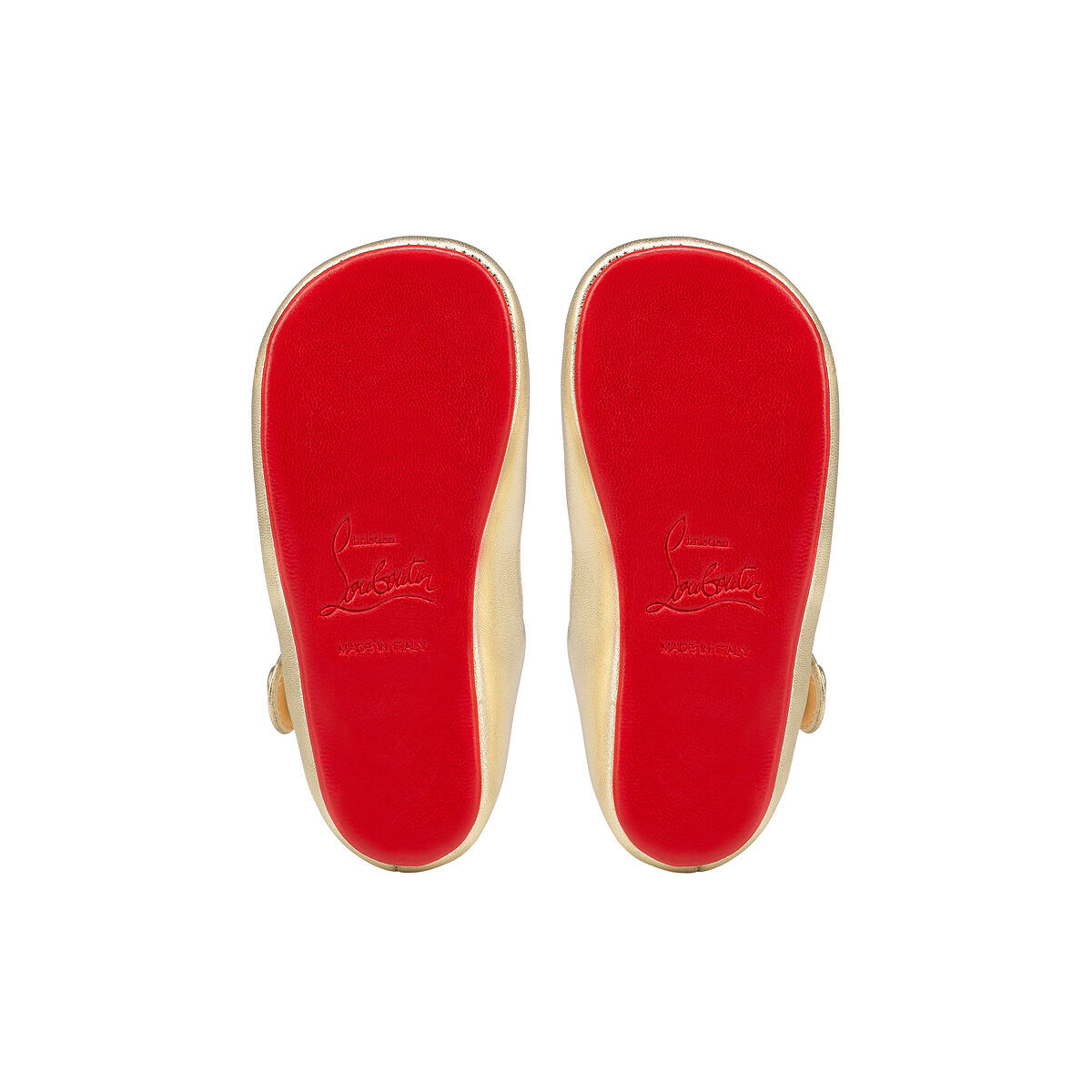 【袋付き♡】クリスチャンルブタン　ローファー　刺繍　スエード　赤　ゴールド　36 Christian Louboutin(クリスチャンルブタン) / スタッズスパイク