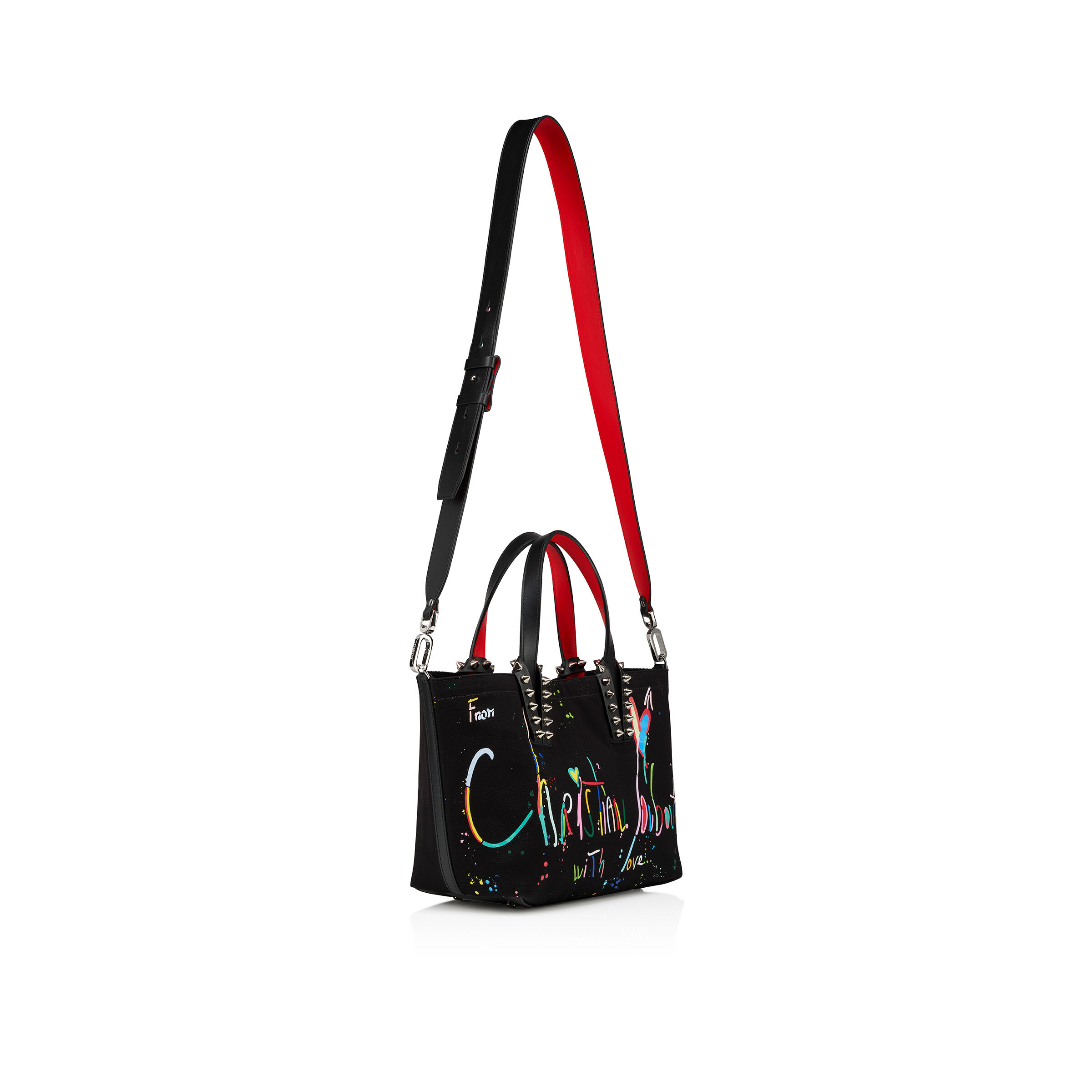 Cabata mini - トートバッグ - コットン - ブラック - Christian