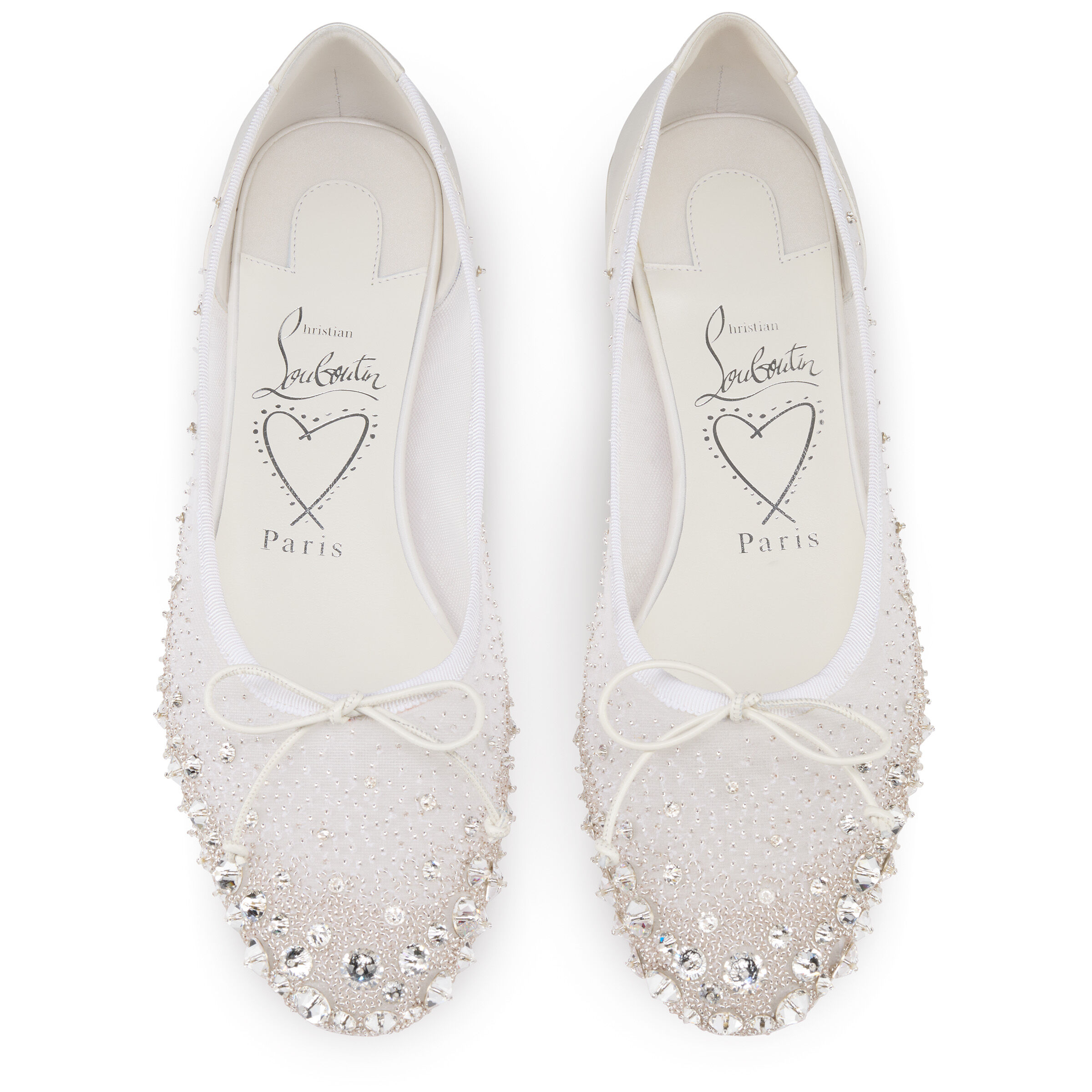 高級感溢れる★【Louboutin】Sweetie Jane メッシュ バレリーナ Sweetie Jane Sparkling - Ballerinas - Mesh and strass