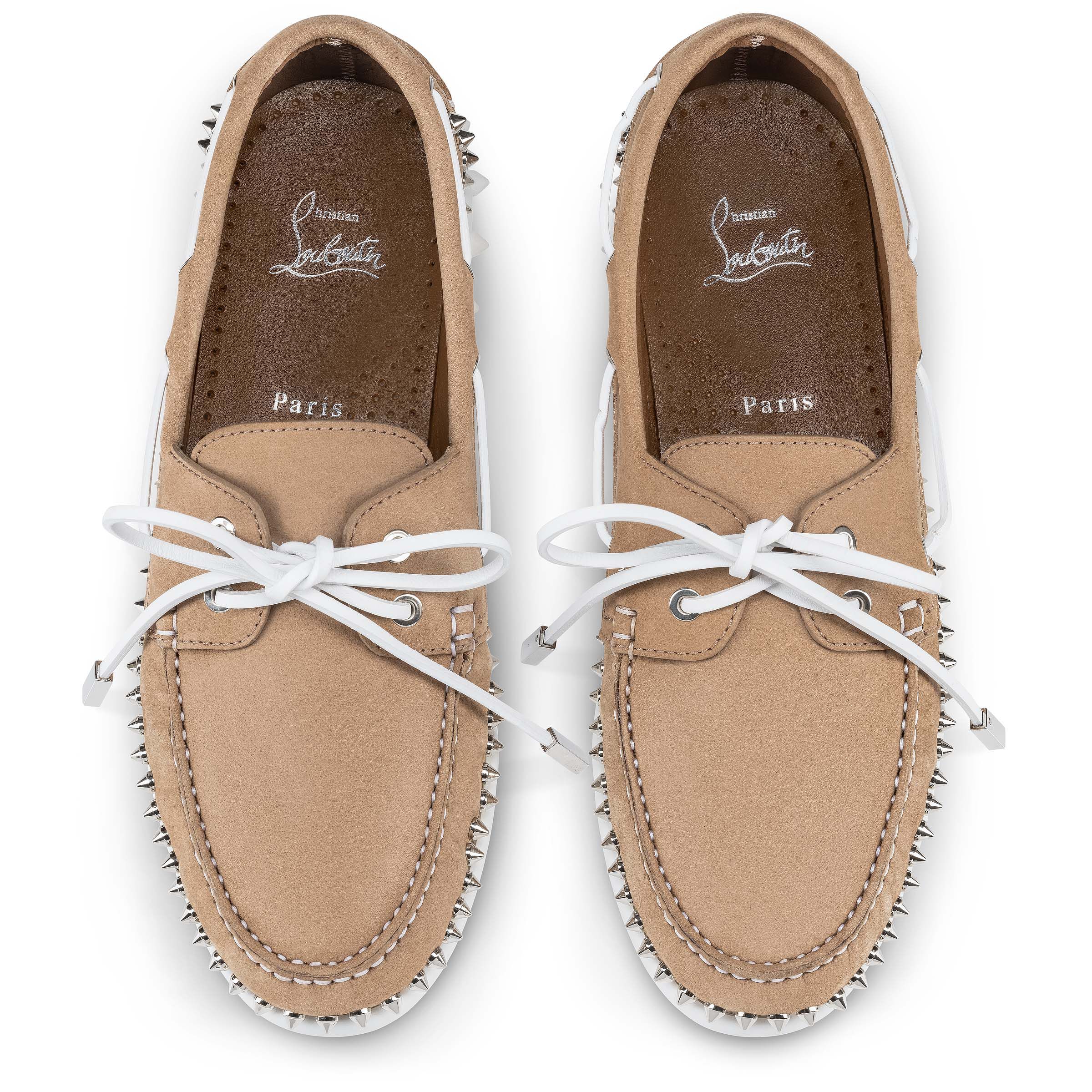 Gerockel - ボートシューズ - カーフレザー - ベージュ - メンズ - Christian Louboutin