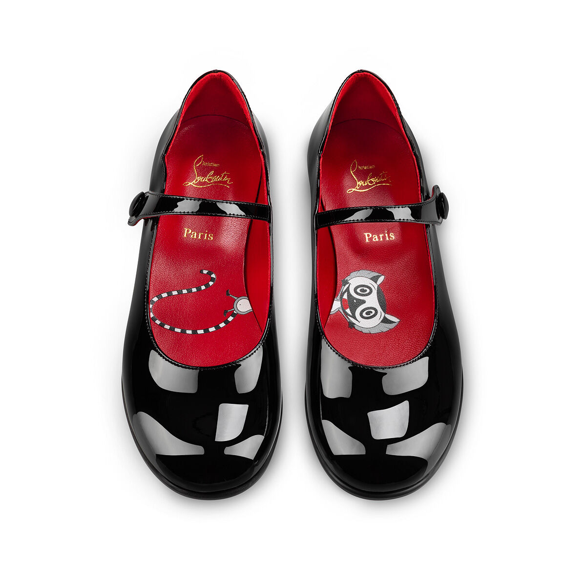 Melodie Chick ブラック パテントレザー - Shoes - Kids Unisex - Christian Louboutin