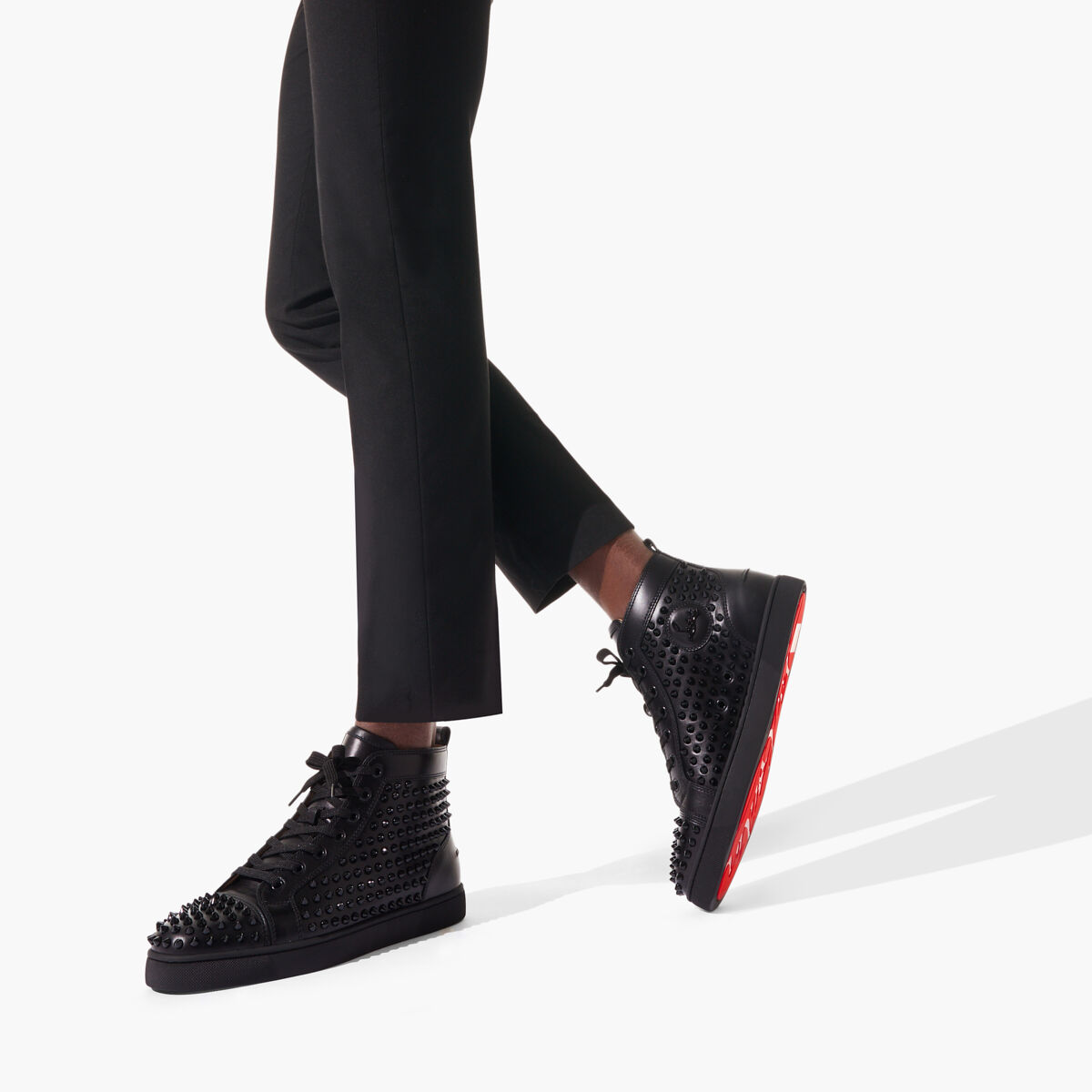 おすすめ人気ランキング2024年 - カーフレザー ブラック Spikes Louis Shoes Christian - Men - スニーカー