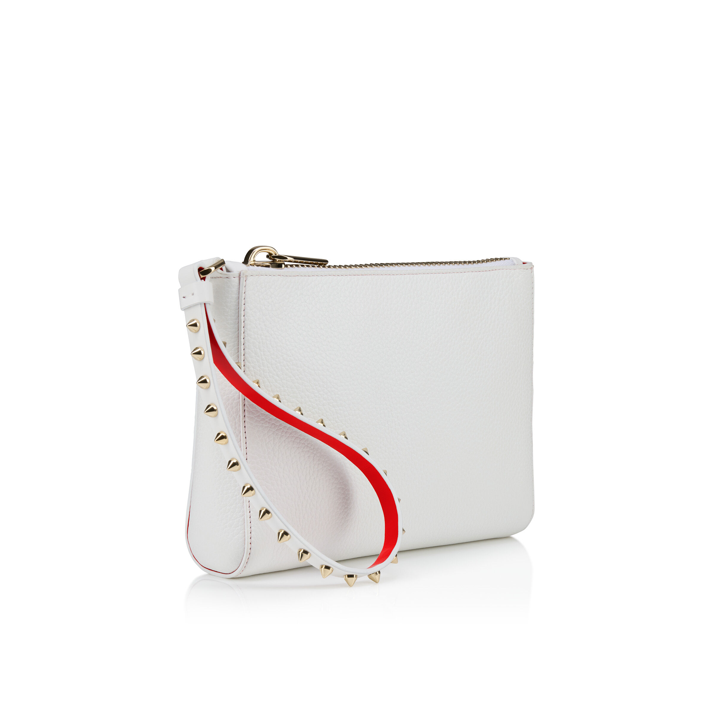Christian Louboutin★クリスチャンルブタン Cabata ミニ ポーチ Cabata mini - トートバッグ - カーフレザー - グレー