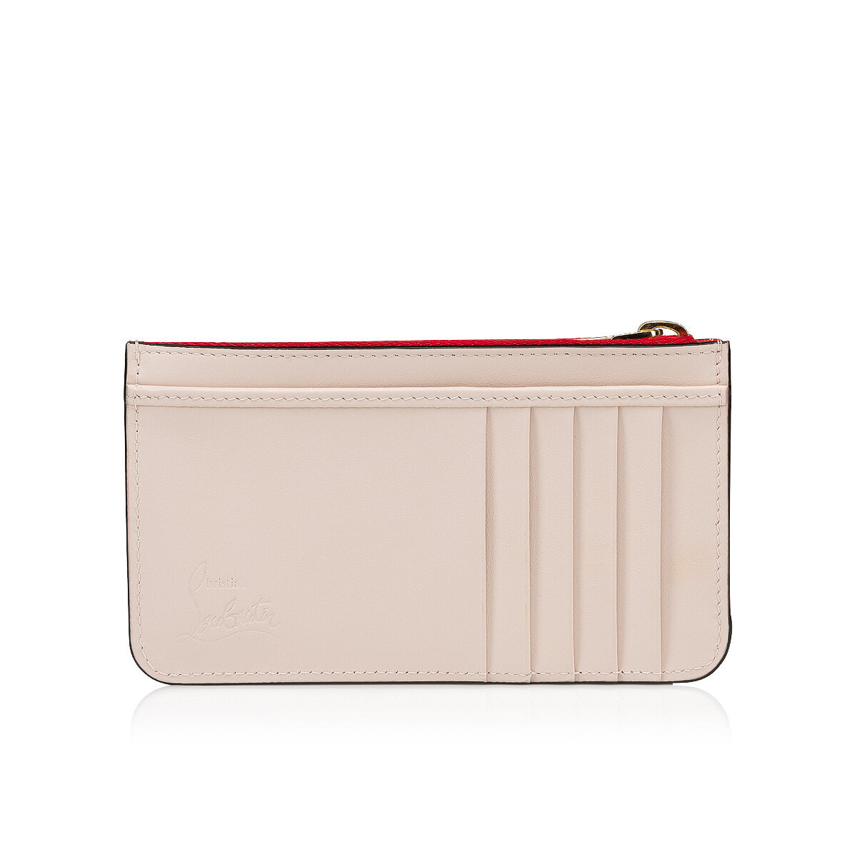 Loubi54 card holder ベージュ カーフレザー - Accessories - Women  