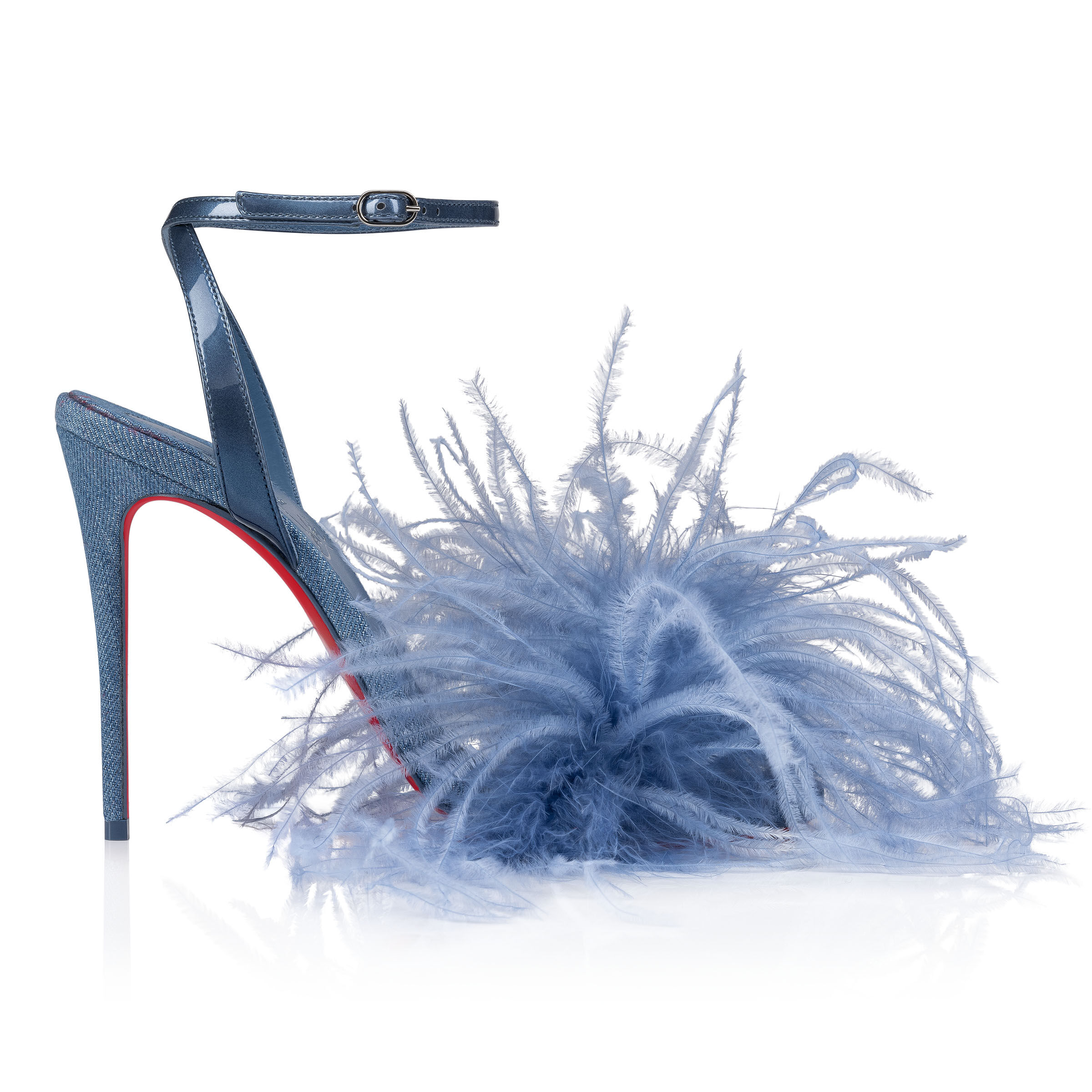 Loubipoupi 100 ブルー コットン - Shoes - Women - Christian Louboutin