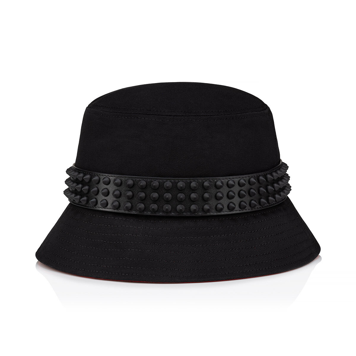 Bobino Spikes - バケットハット - コットン - ブラック - Christian Louboutin