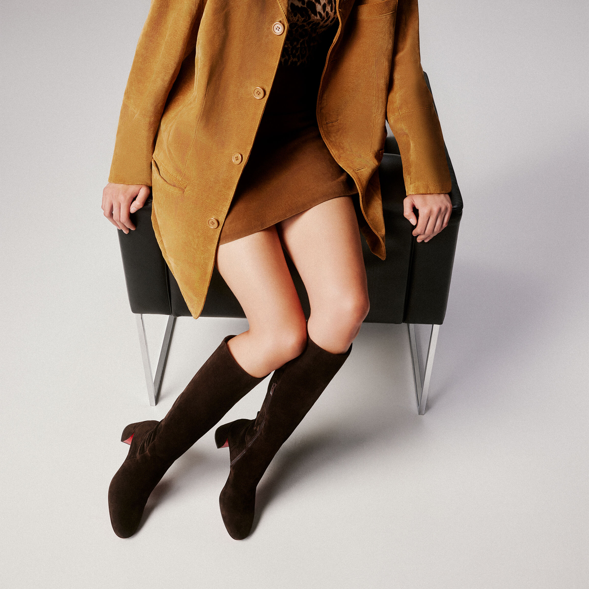 極美品✨LOEWE ロエベ スウェード ロング ブーツ ブラウン ソックス 極美品✨LOEWE ロエベ スウェード ロング ブーツ ブラウン ソックス