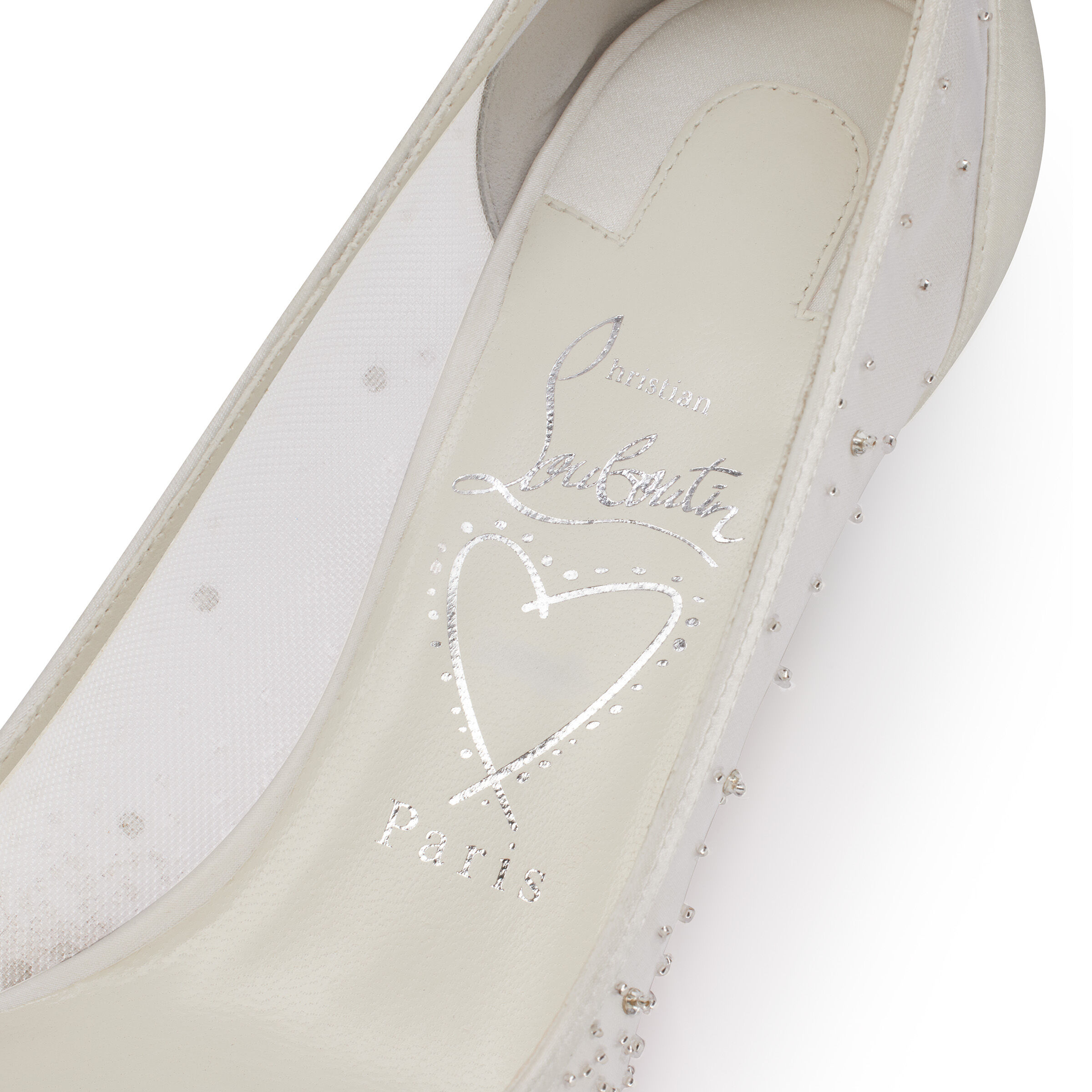 Miss Z Sparkling - 80 mm パンプス - メッシュ - ホワイト