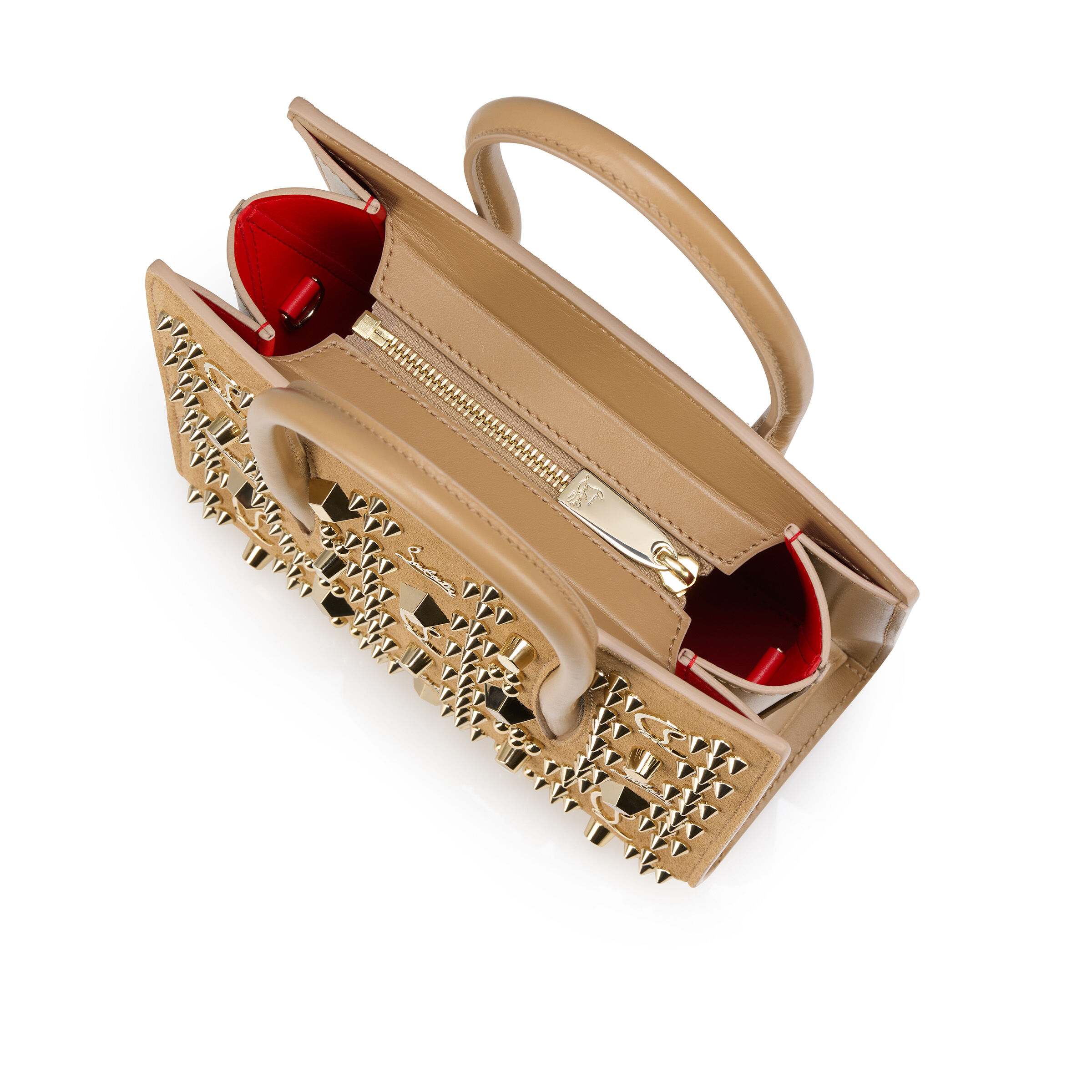 Paloma - トップハンドルバッグ - カーフレザー - ベージュ