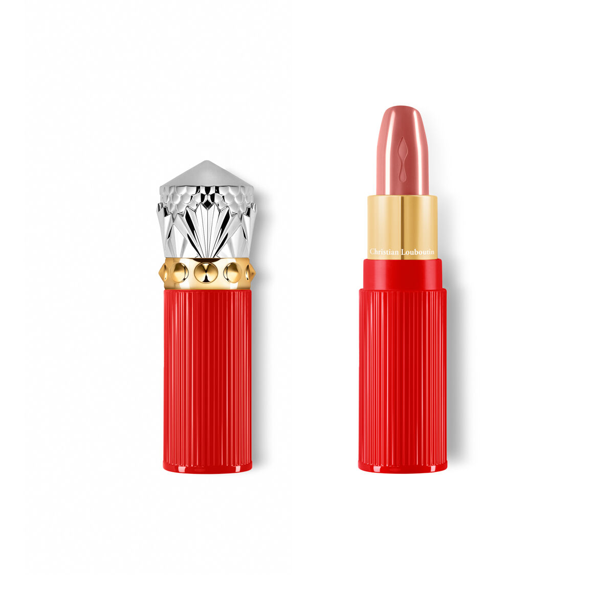 人気新品 ルージュルブタン Beauty Louboutin Christian - 013G Cabaret Peach オンザゴー ソーグロウ 口紅