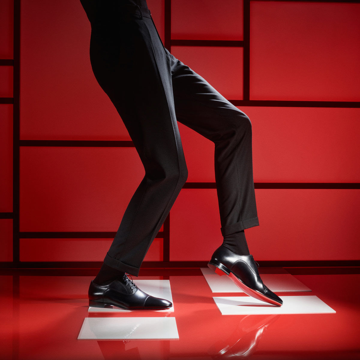 Greggo - レースアップ - カーフレザー - ブラック - メンズ - Christian Louboutin