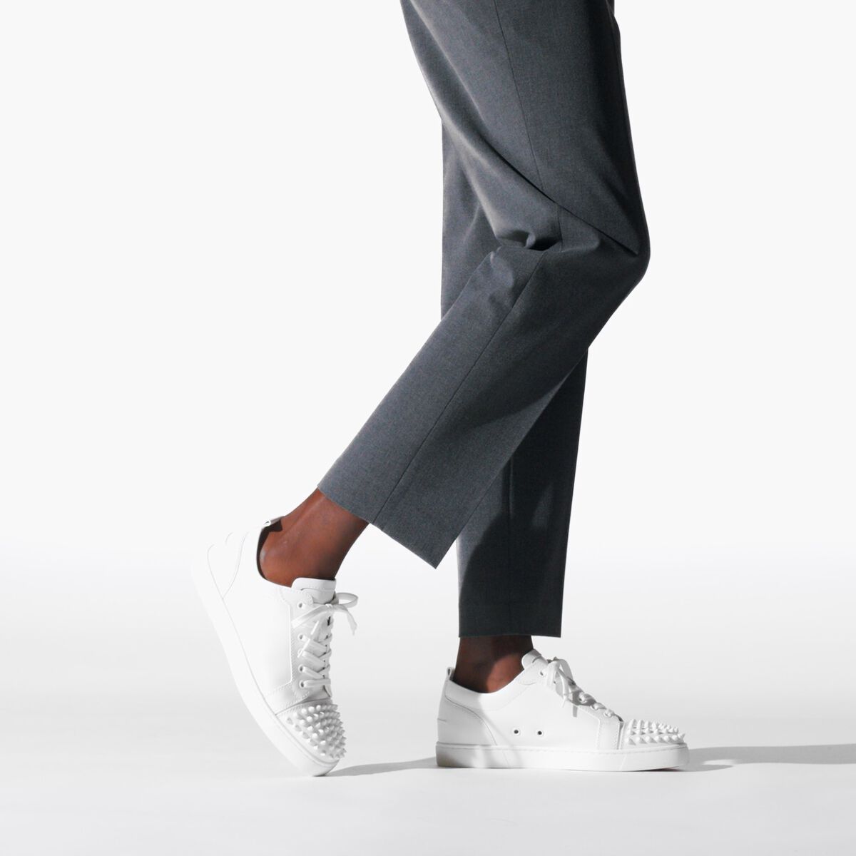 Louis Junior Spikes ホワイト カーフレザー - Shoes - Men