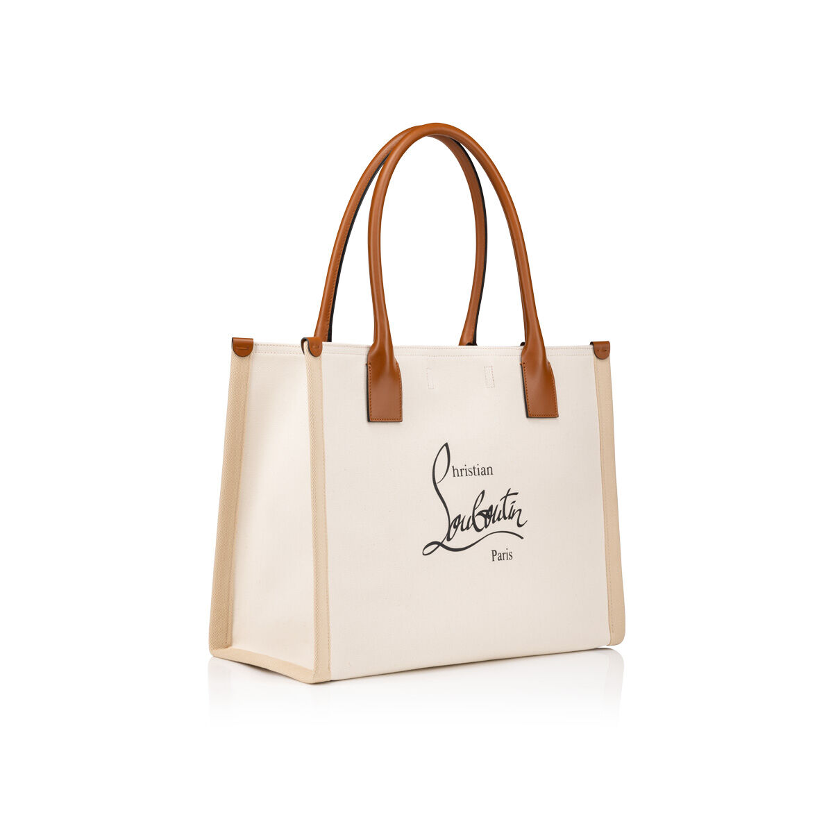 春夏新作モデル Nastroloubi E/W large ベージュ カーフレザー - Bags - Women バッグ