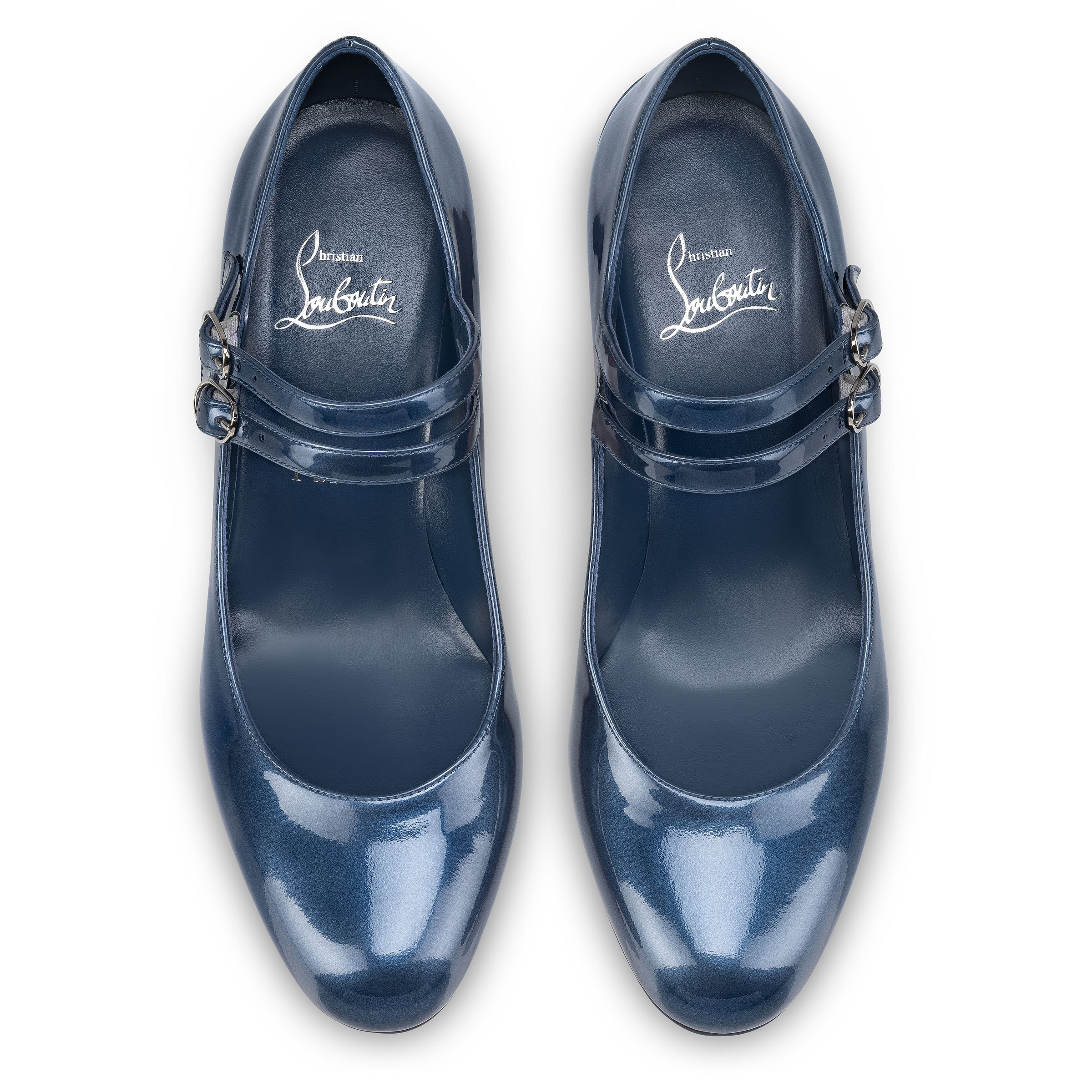 Miss Jane 55 ブルー パテントレザー - Shoes - Women - Christian Louboutin