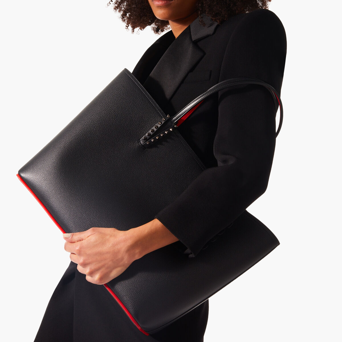 Cabata ブラック カーフレザー - Bags - Women - Christian Louboutin