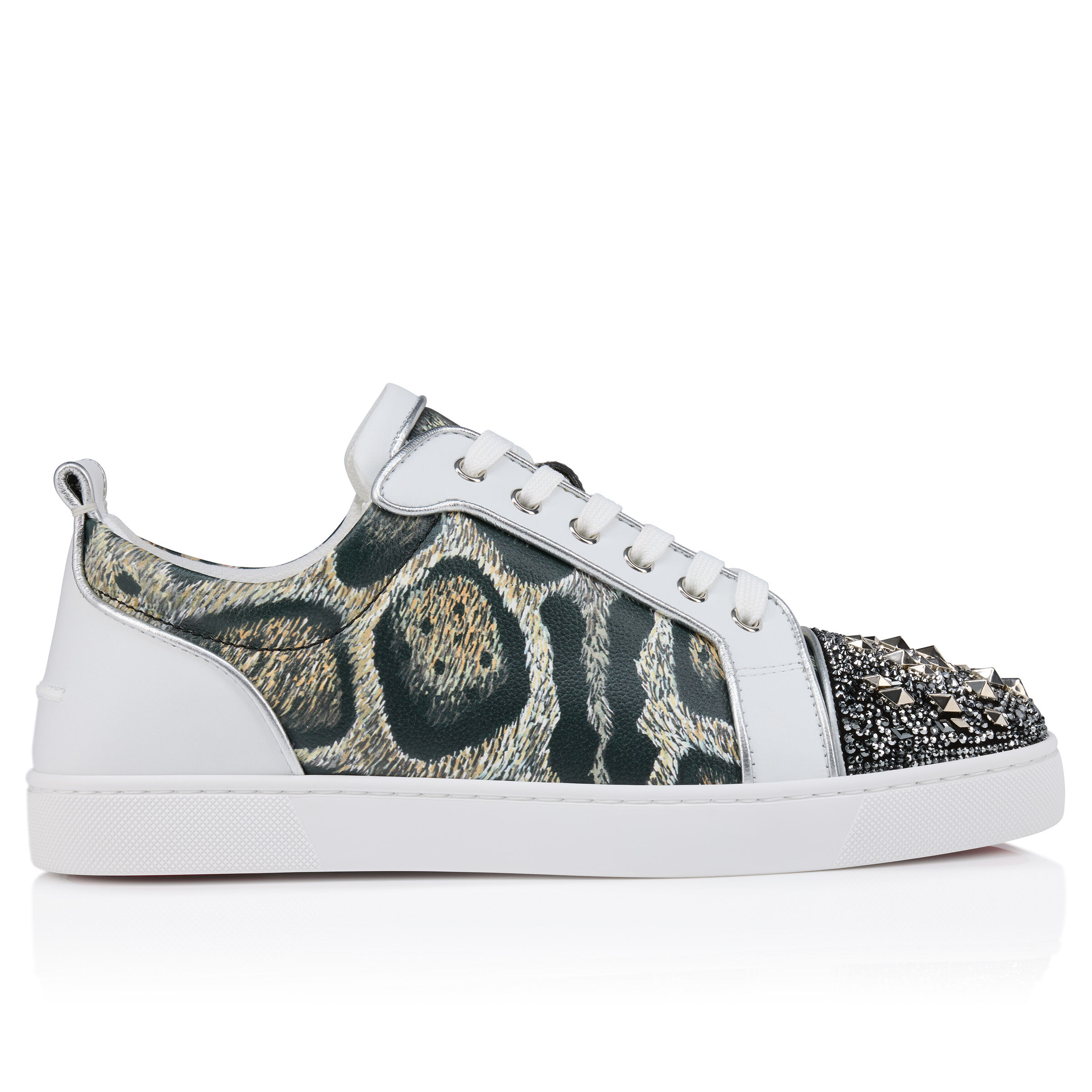 25SS【ルブタン】Louis Junior P Strass Eternity スニーカー Louis Junior P Strass Eternity - スニーカー - カーフレザー