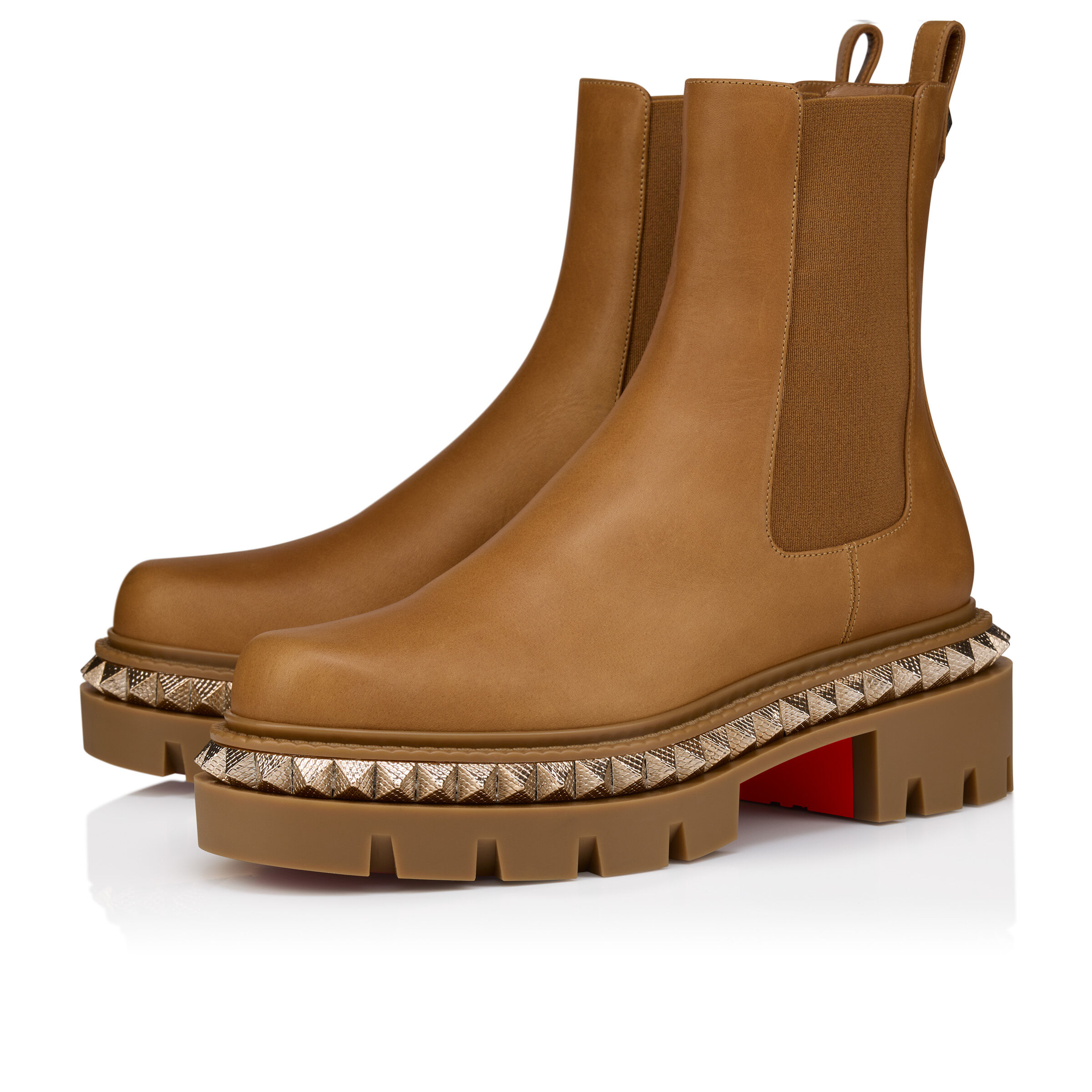 クリスチャン ルブタン 39 ナポレオン ショートブーツ Samson ブラック カーフレザー - Shoes - Men - Christian Louboutin