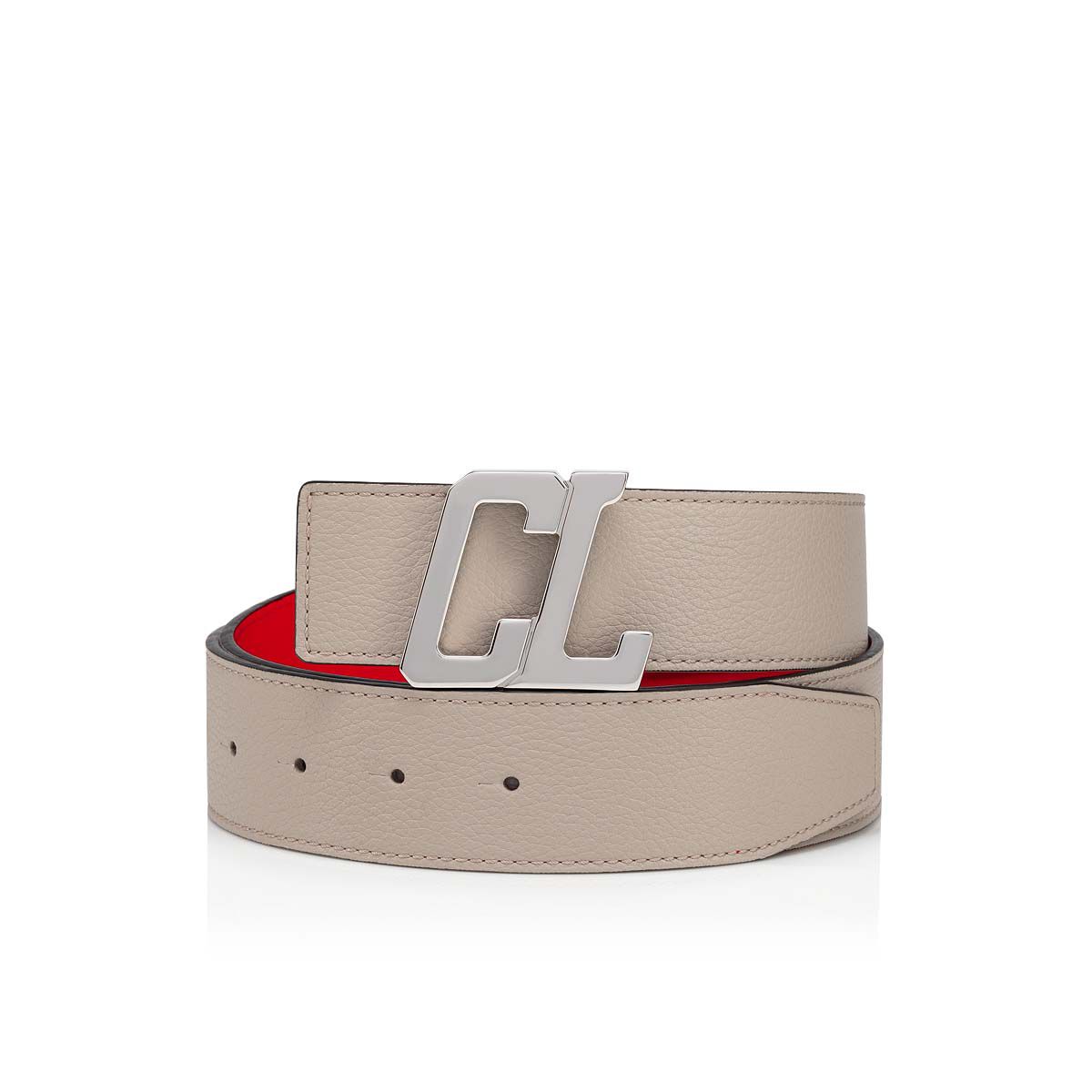 Happy Rui CL Logo ブラック カーフスキン - Belts - Men - Christian