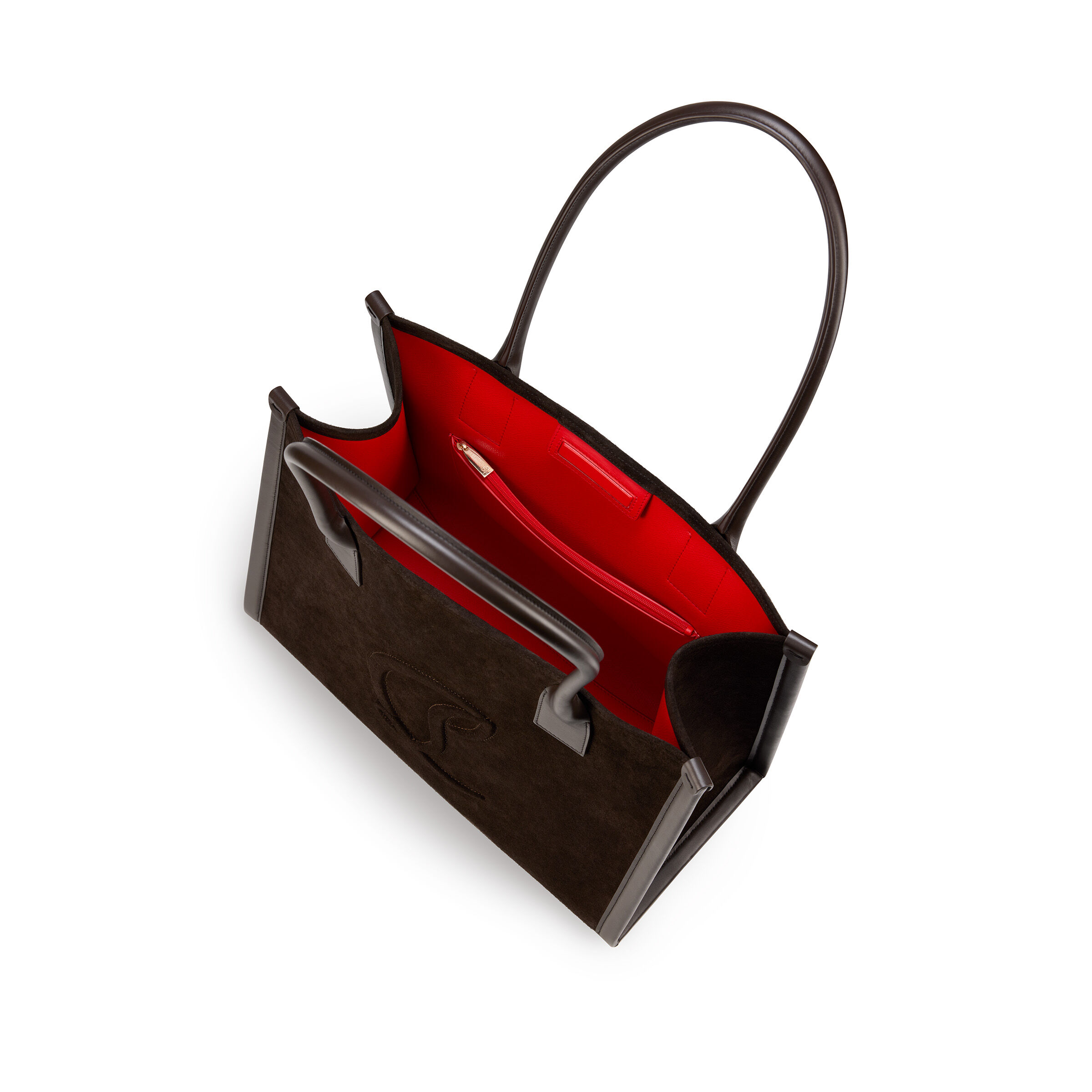 Christian Louboutin ブラウン トートバッグ By My Side - トートバッグ - カーフレザー - ブラウン