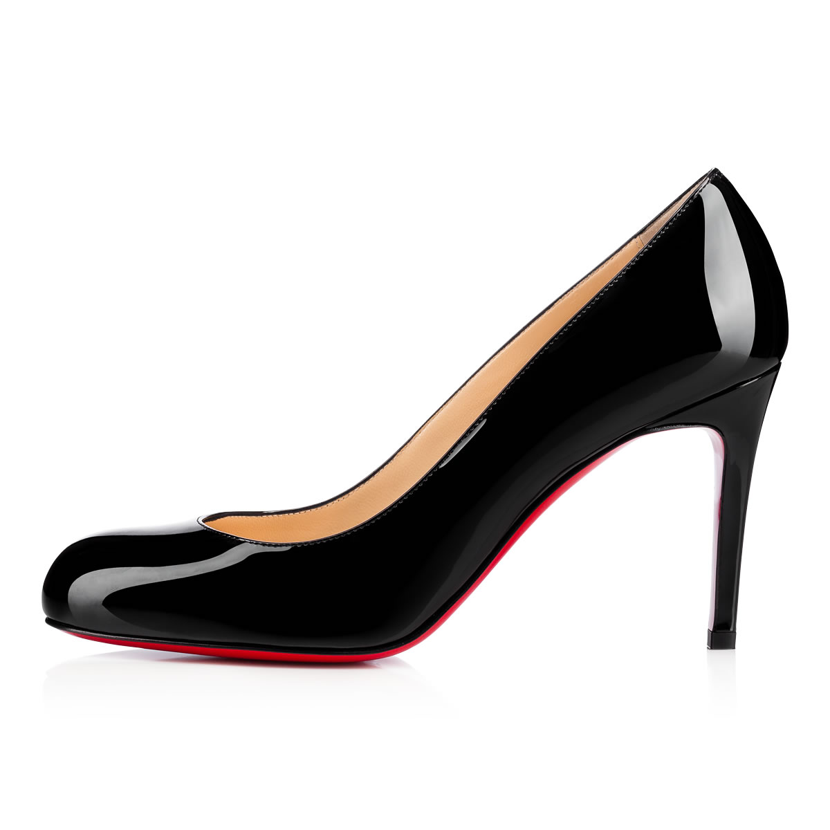 Christian Louboutin - Black And Nude Simple Pump