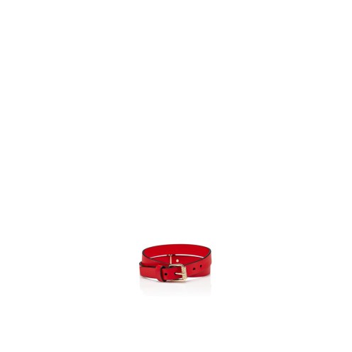 スモールレザーグッズ - Loubilink Logo Double Bracelet - Christian Louboutin_2