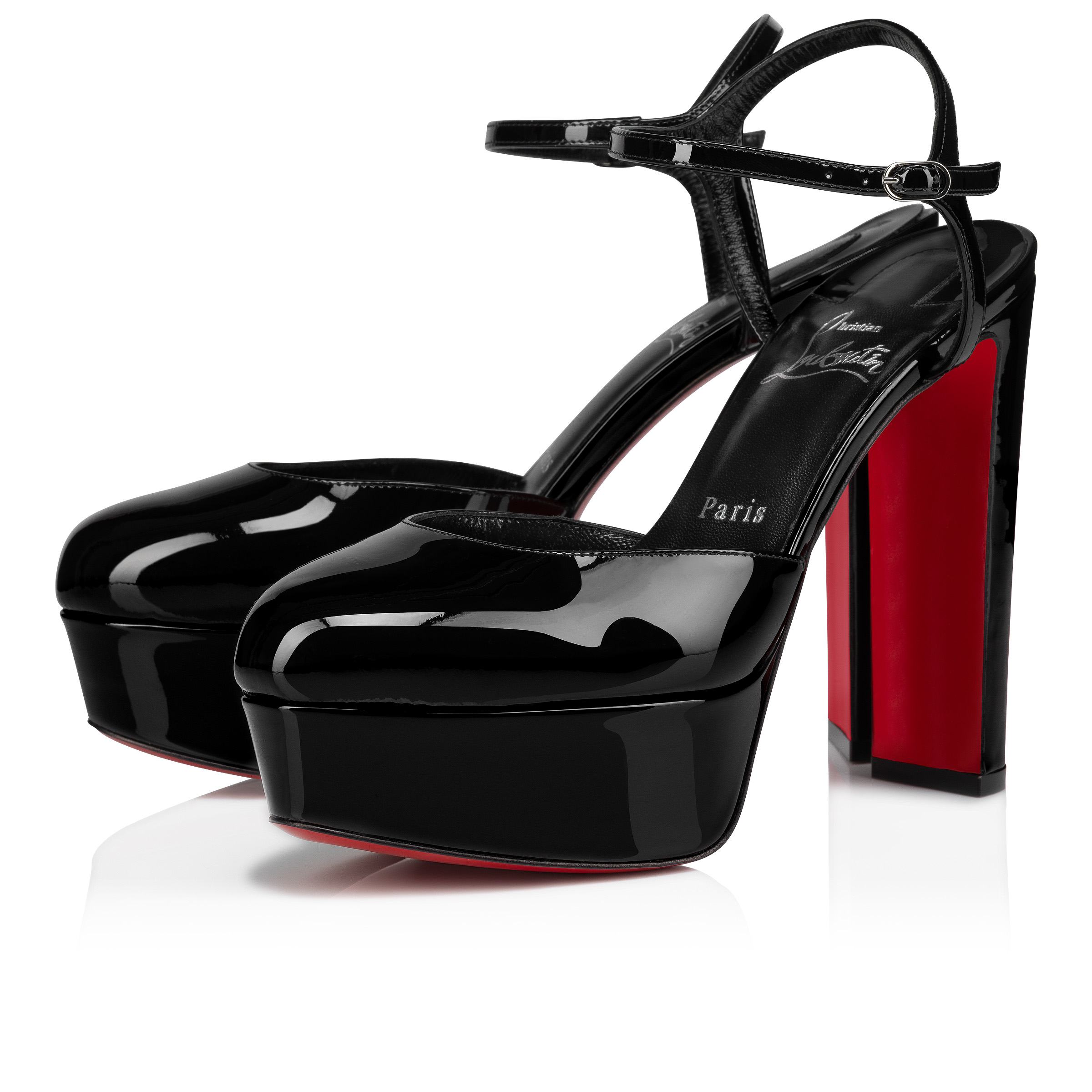 Loo Pump 130 ブラック パテントレザー - Shoes - Women