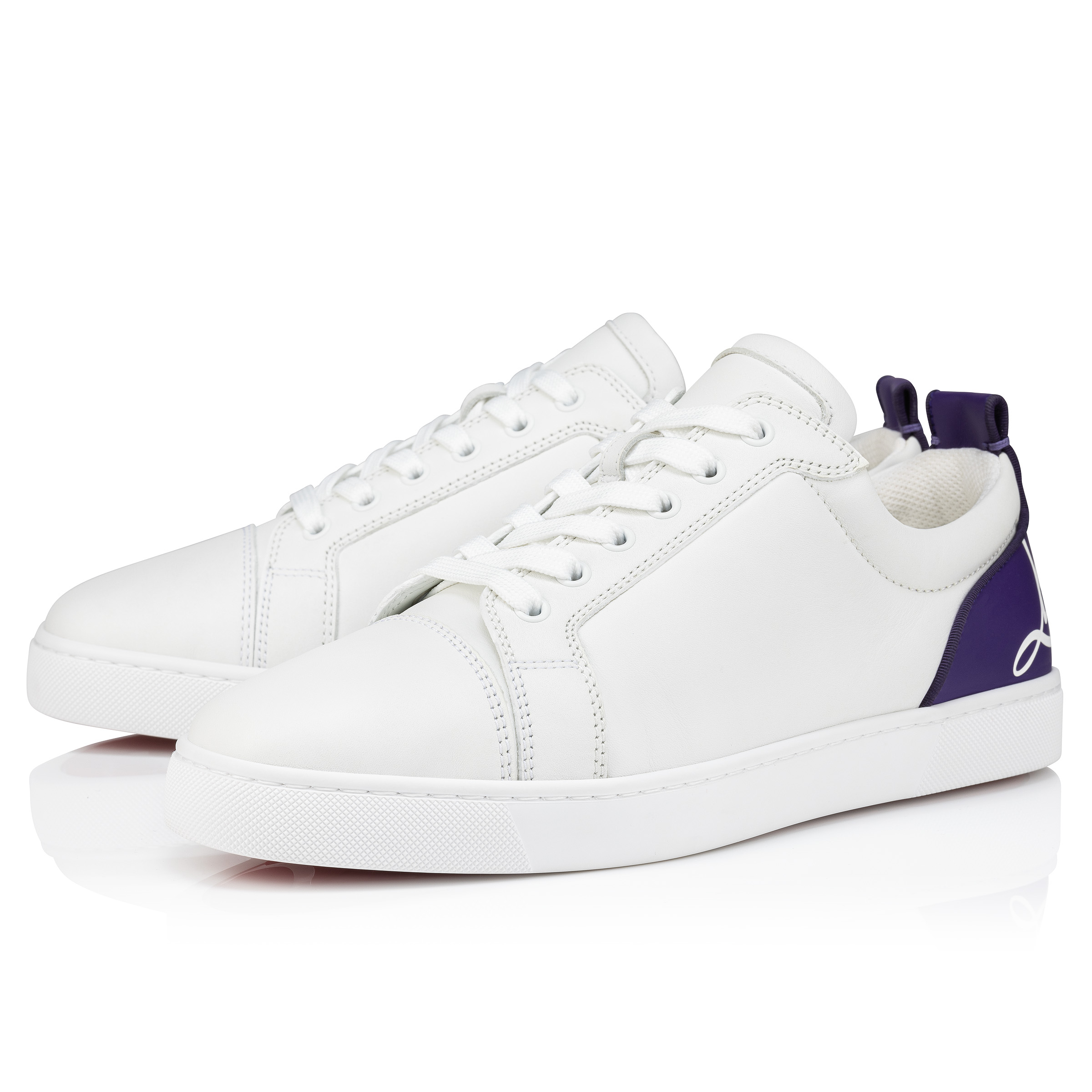 Fun Louis Junior - スニーカー - カーフレザー - ホワイト - メンズ - Christian Louboutin