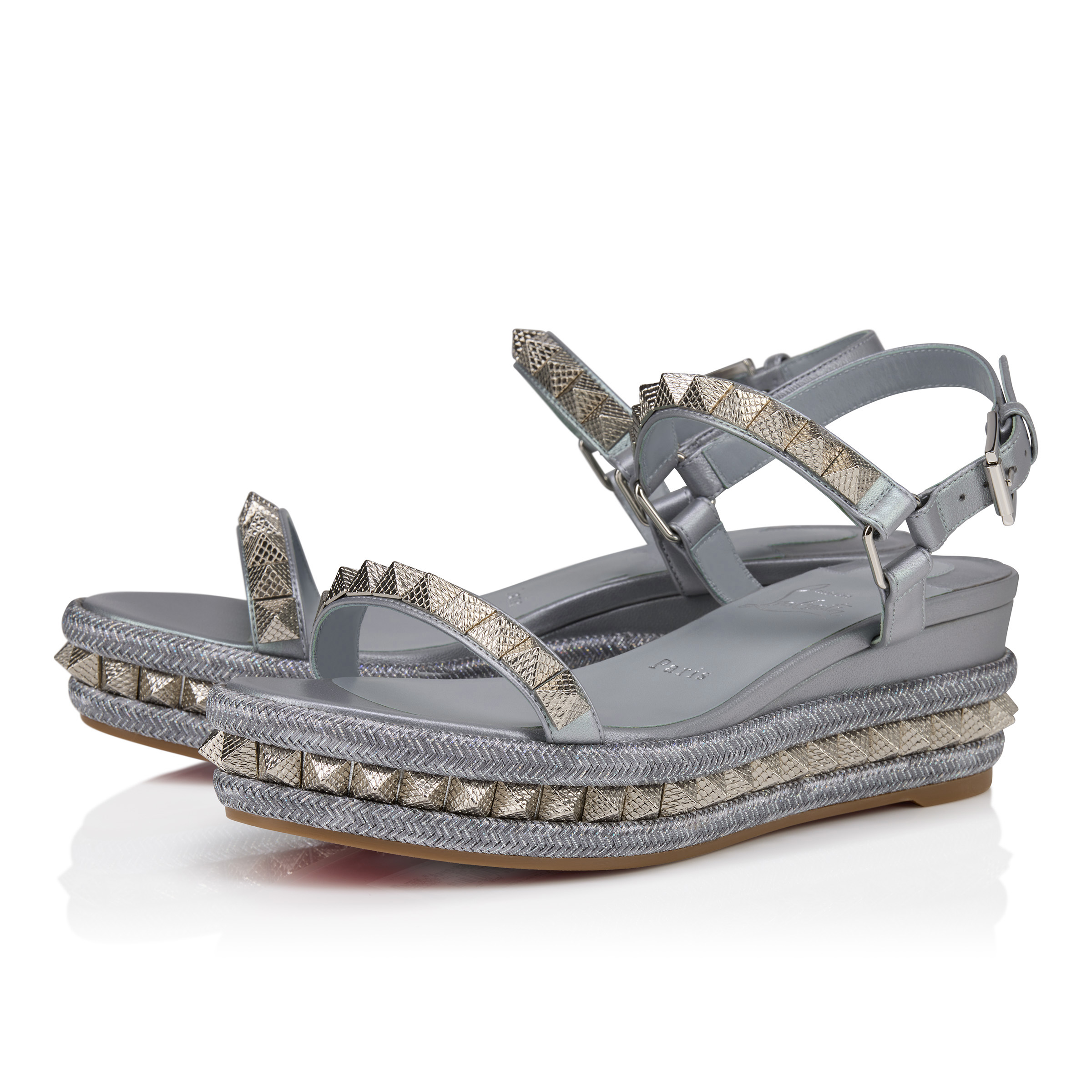 60 mm エスパドリーユ - ナッパレザー - グリーン - ウィメンズ