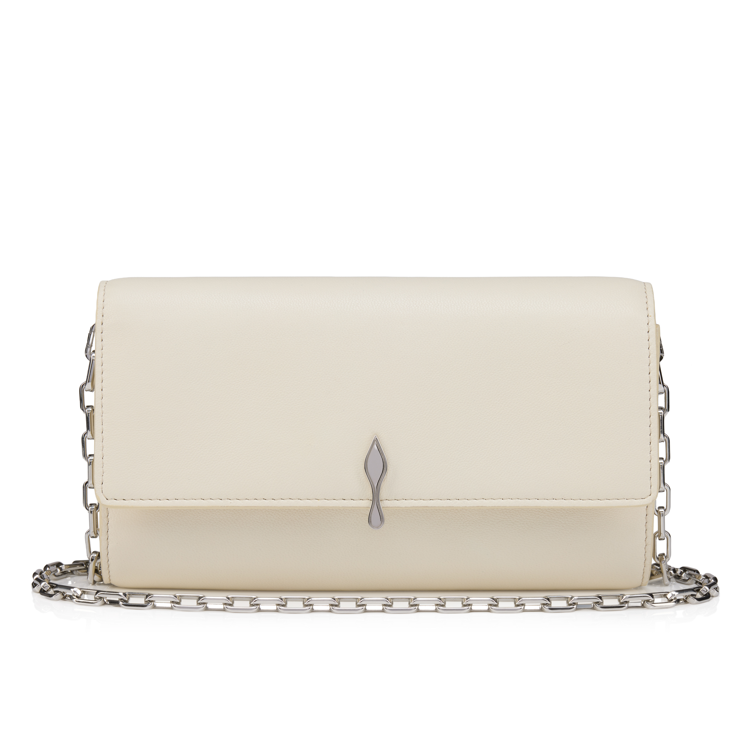 Bettina - チェーンウォレット - ナッパレザー - ホワイト - Christian