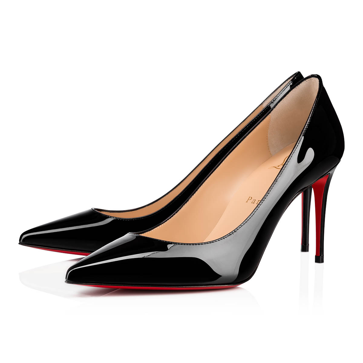 送料無料 通販  85 Kate ブラック Christian - Women - Shoes - パテントレザー 靴