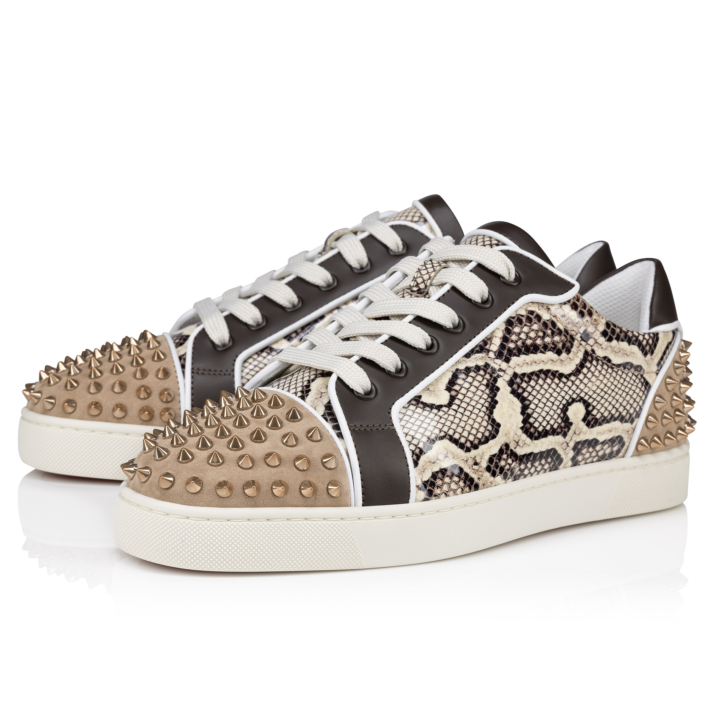 Seavaste 2 - スニーカー - ヴーベロア（スエード） - ベージュ - メンズ - Christian Louboutin