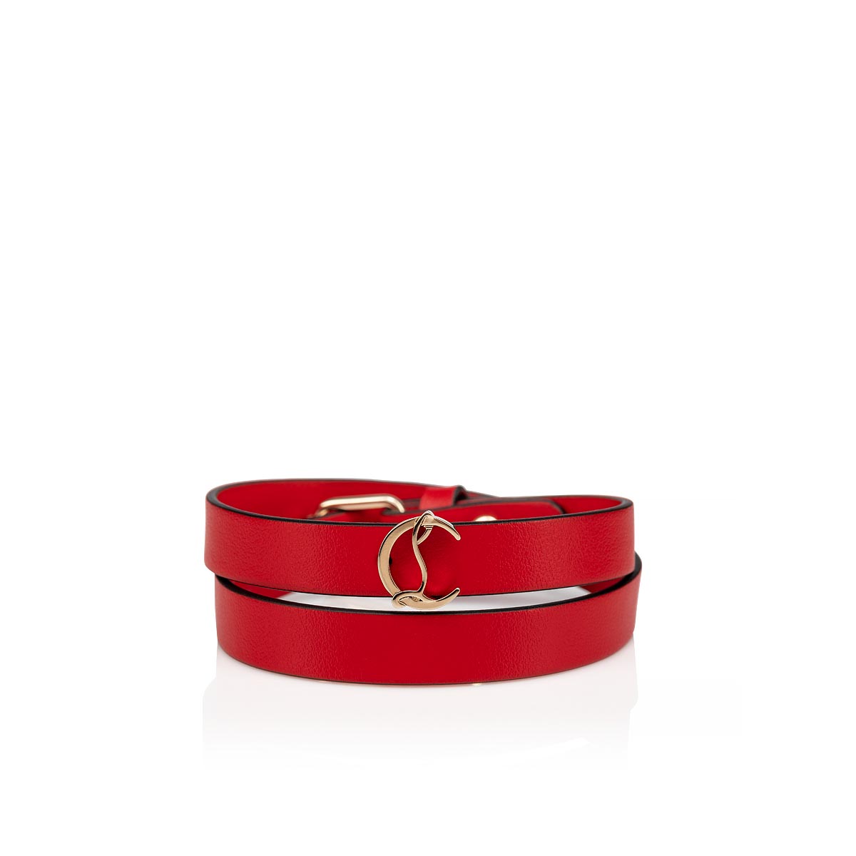 【正規品直輸入】 カーフスキン - ブレスレット - Louboutin Christian - レッド アクセサリー