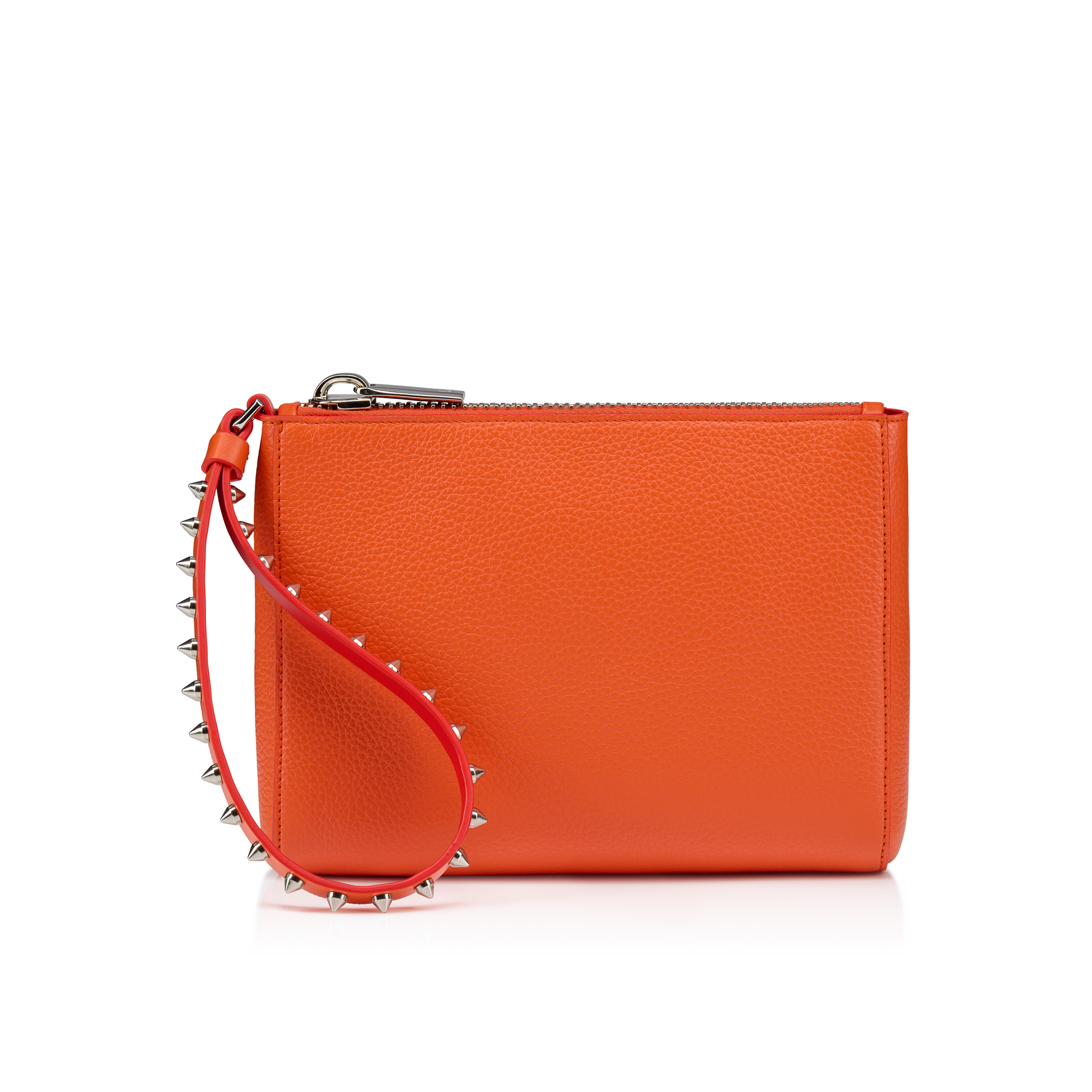Christian Louboutin クリスチャンルブタン カバタ ポーチ付 Cabata mini - ポーチ - カーフレザー - オレンジ - Christian