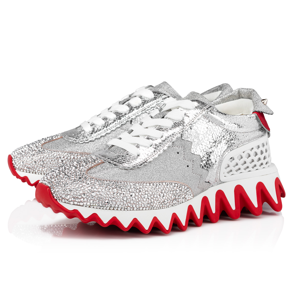 Loubishark シルバー カーフレザー - Shoes - Women - Christian