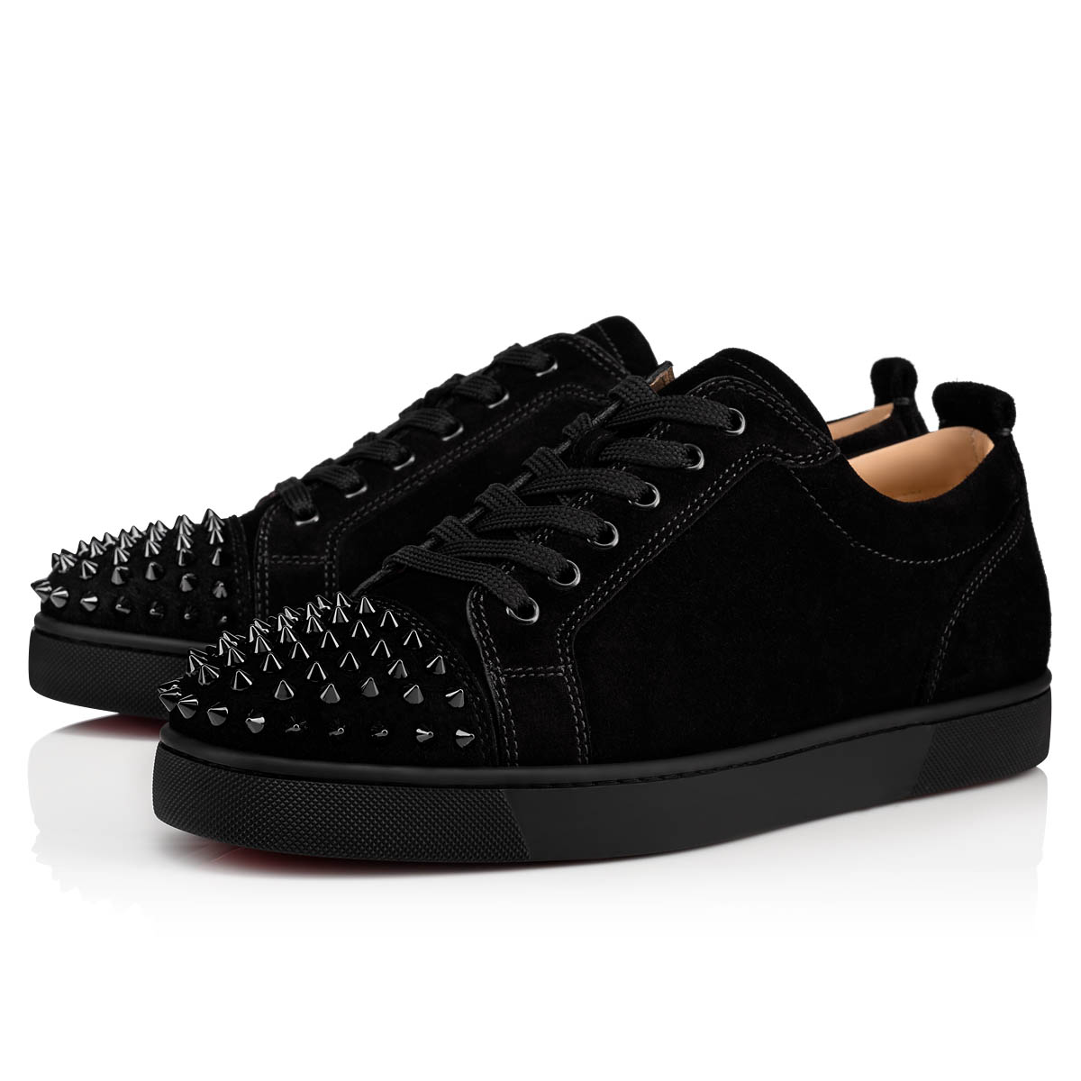 素敵クリスチャンルブタン ３８サイズrolling spikesスパイク本物 黒 定価１０万CHRISTIAN LOUBOUTIN パンプス サンダル  マルチ ｜ブランド別