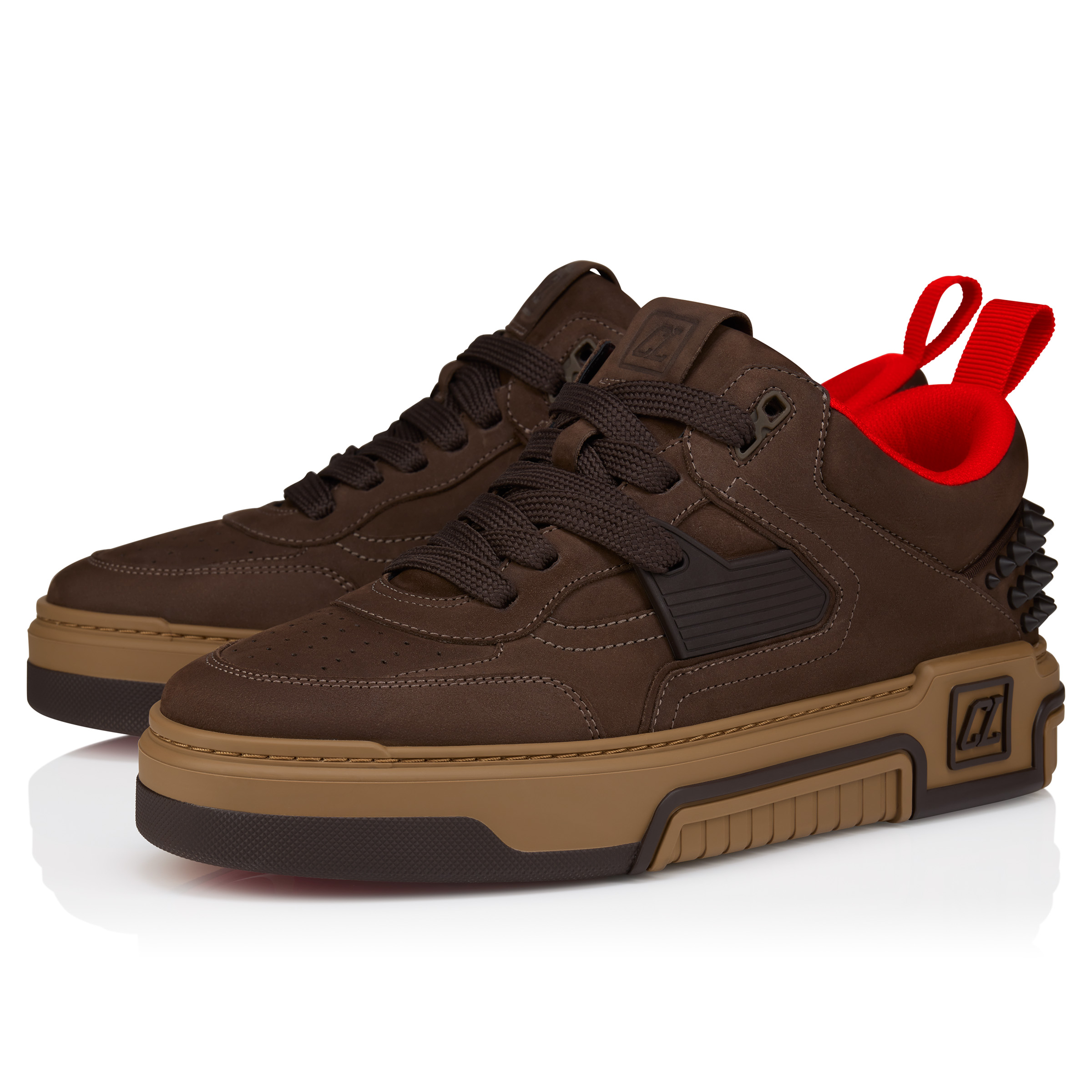 Astroloubi - スニーカー - カーフレザー - ブラウン - メンズ