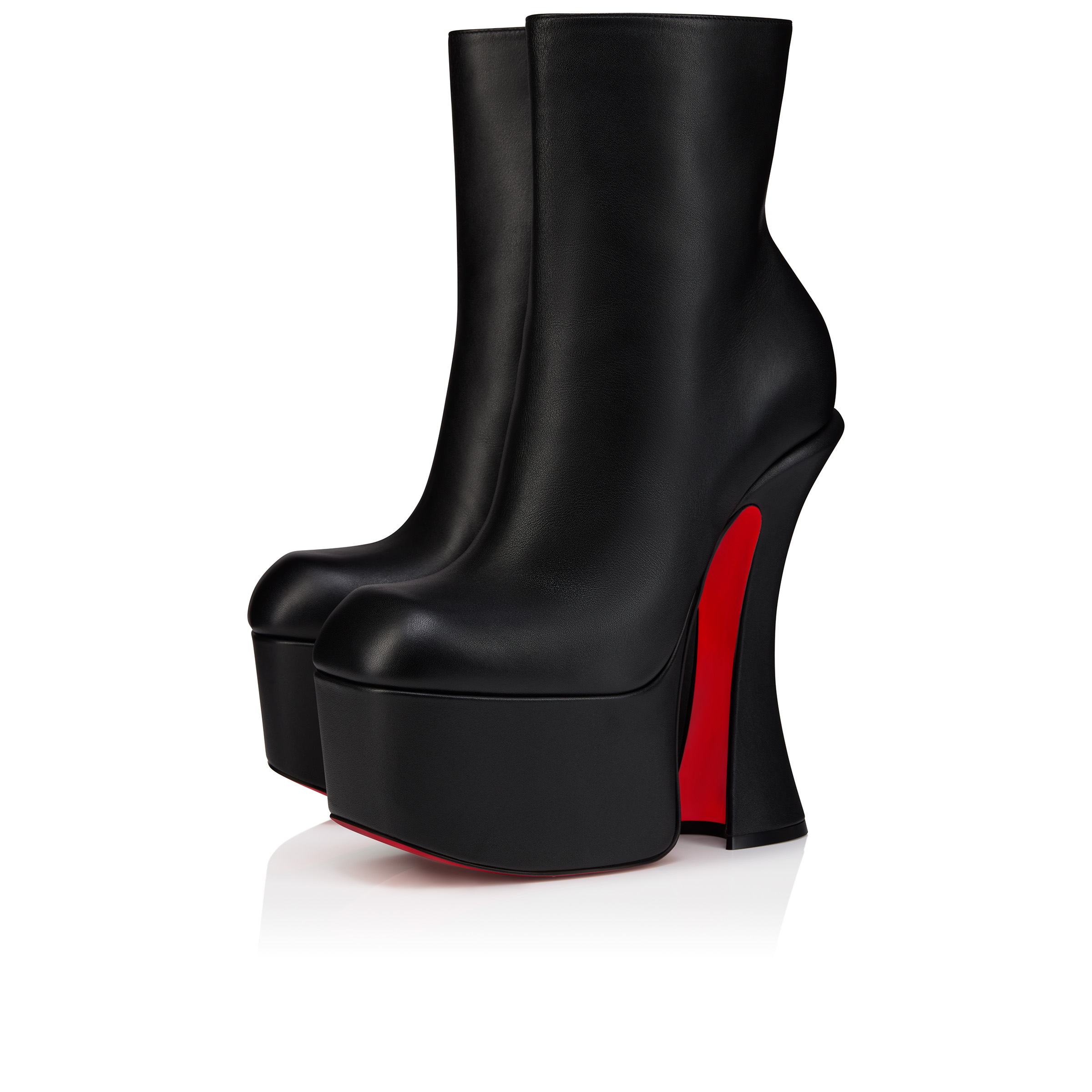 Christian Louboutin ブラックブーティ Aquabootie - 160 ローブーツ - カーフレザー - ブラック - ウィメンズ