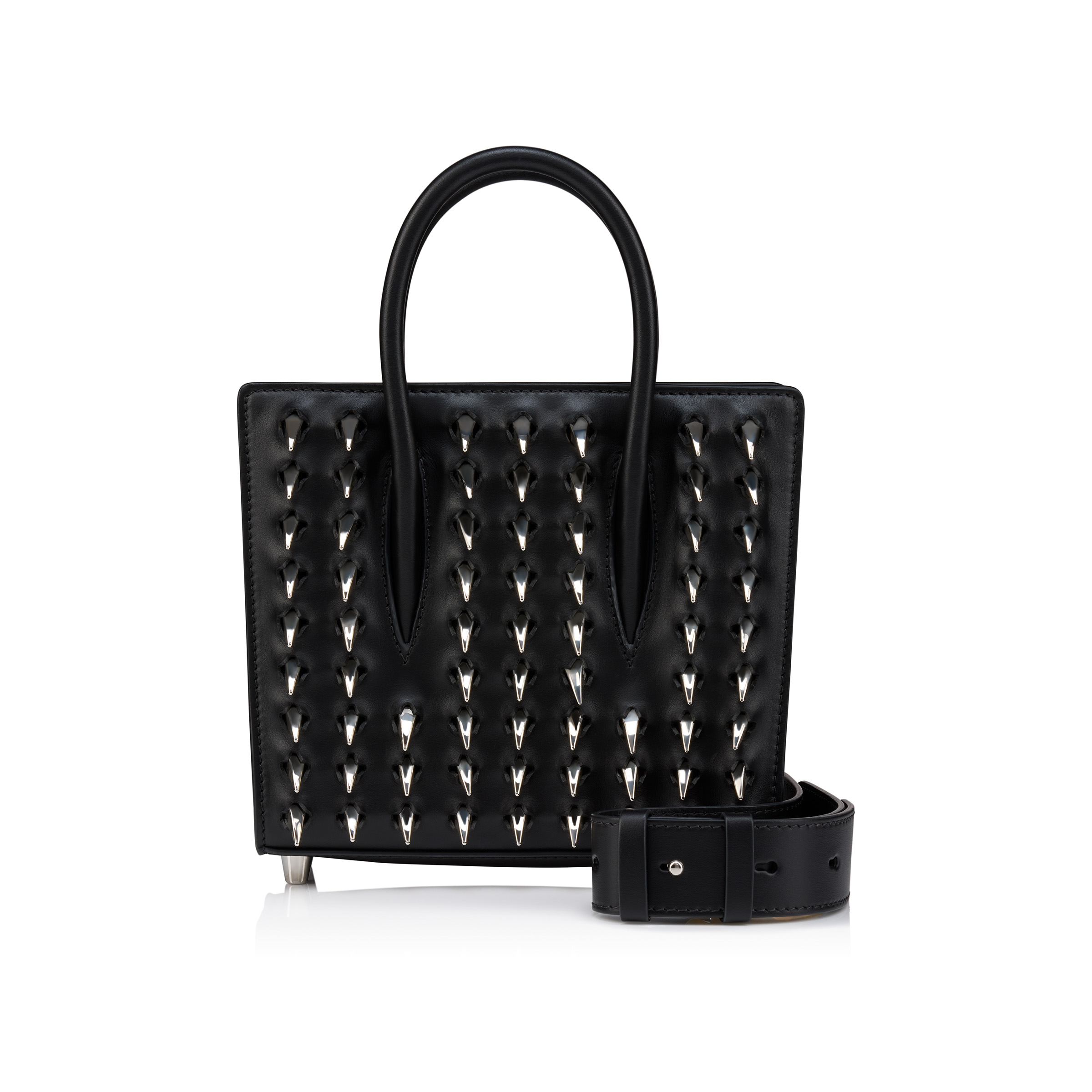 25SS【ルブタン】Paloma miniトップハンドルバッグ サファリ Paloma mini - トップハンドルバッグ - レザー - マルチカラー