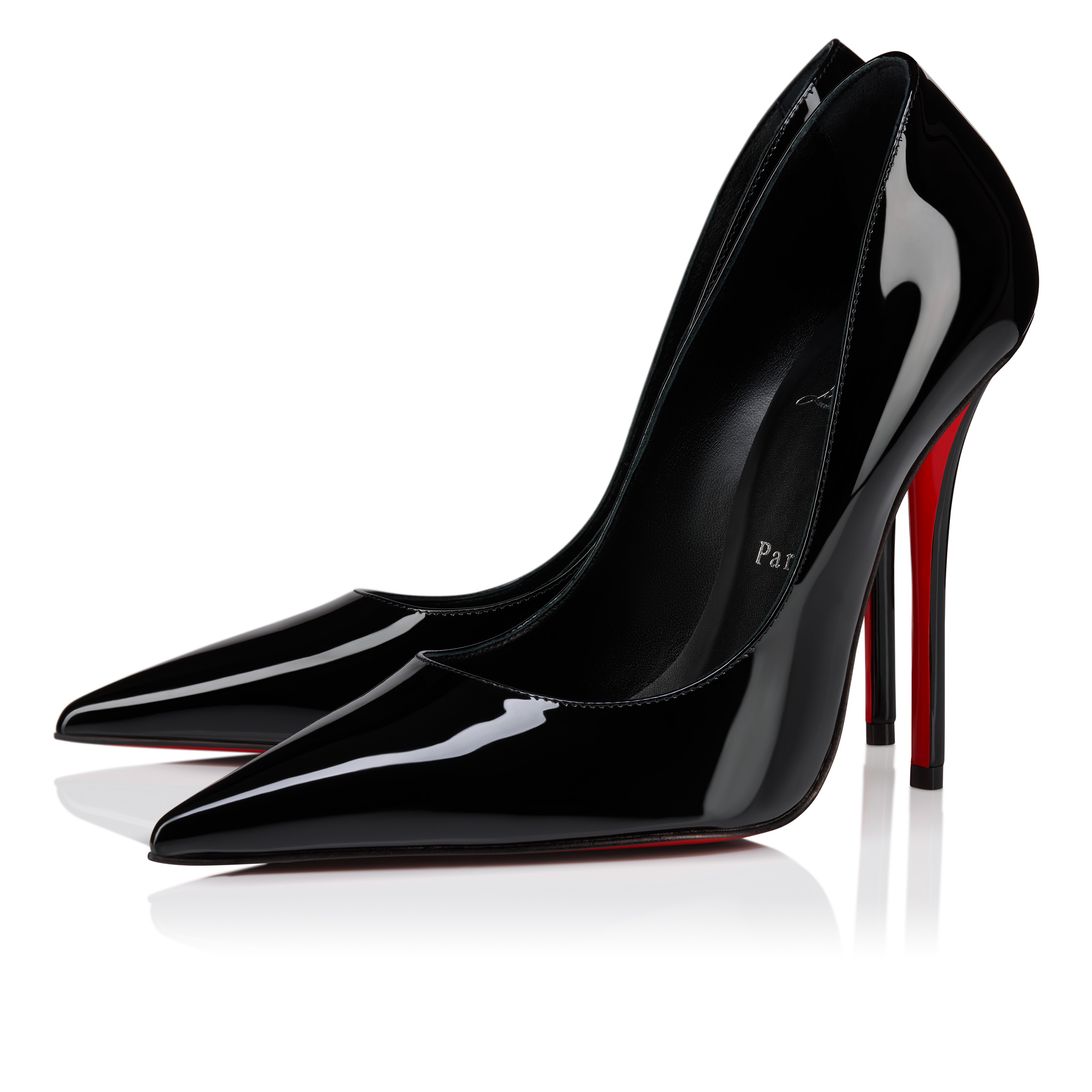25SS【ルブタン】Katissima 45mmパンプス Vogパテントレザー Kate 70 ピンク パテントレザー - Shoes - Women - Christian