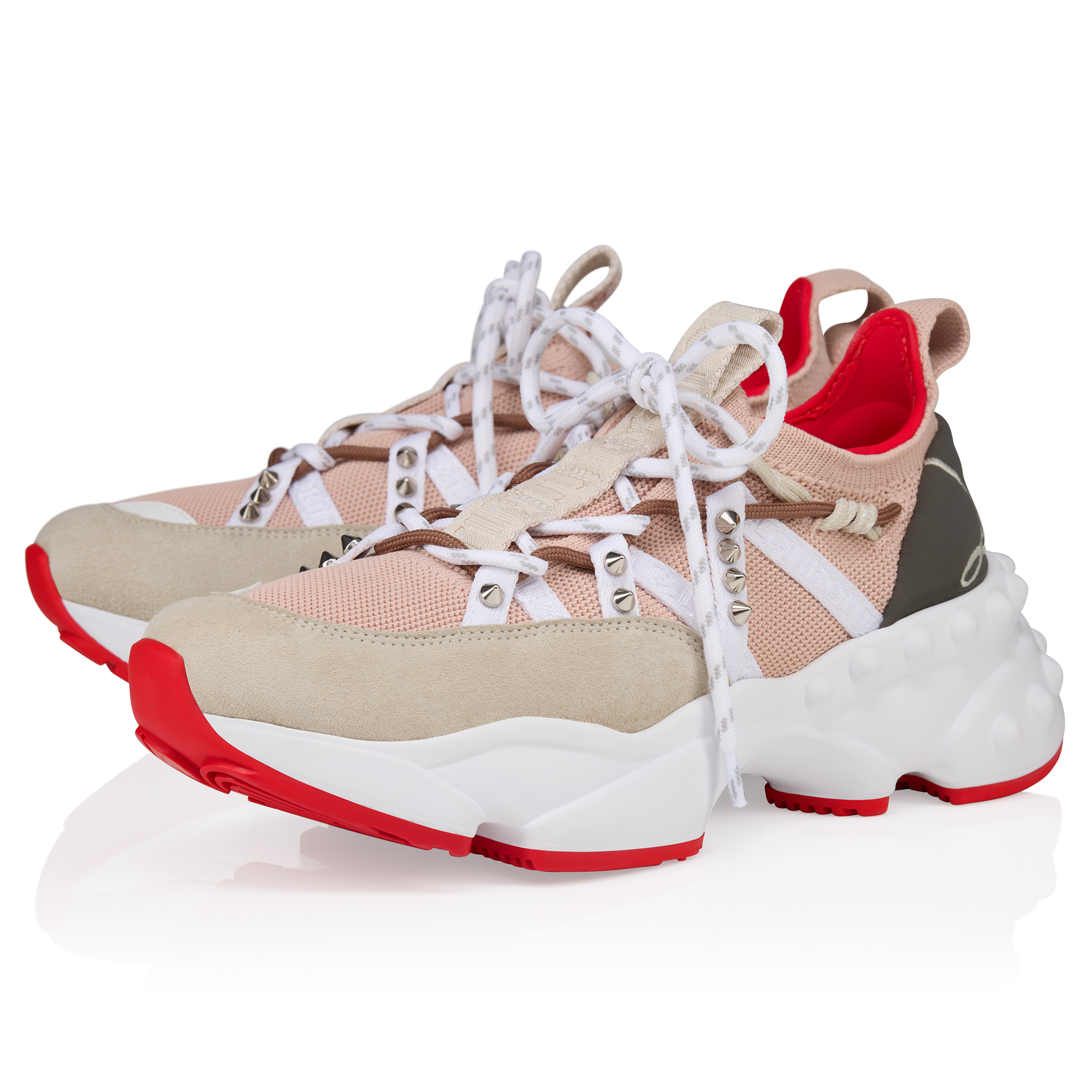 Trailnrun - ランニングスニーカー - スエード - マルチカラー - ウィメンズ - Christian Louboutin