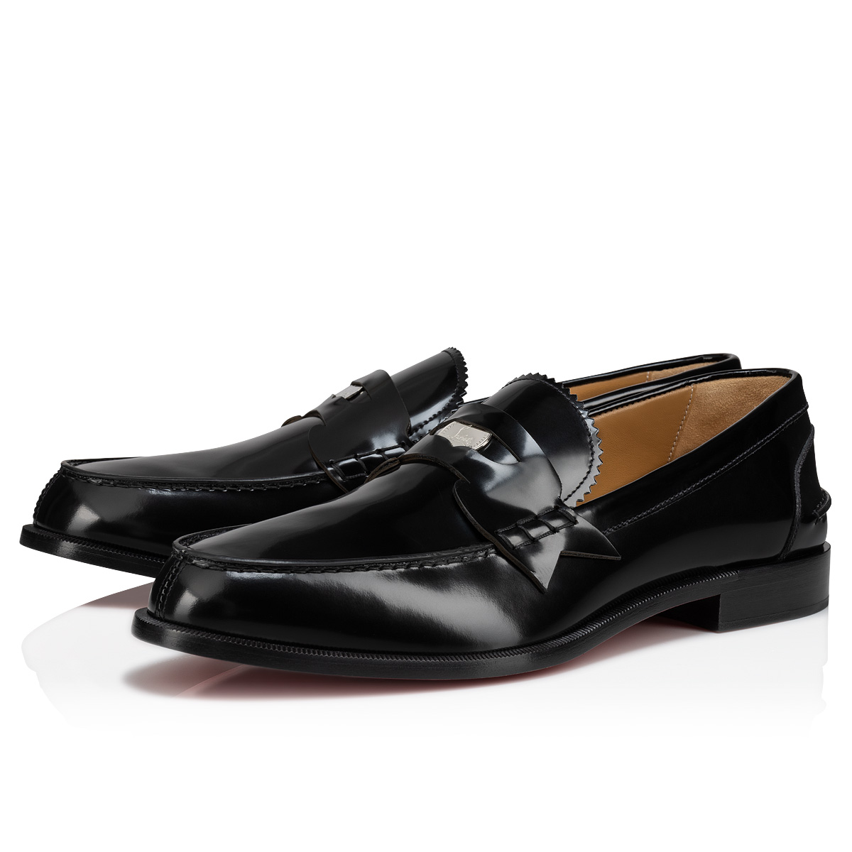 最新 カーフレザー ブラック Penny - Louboutin Christian - Men - Shoes 靴