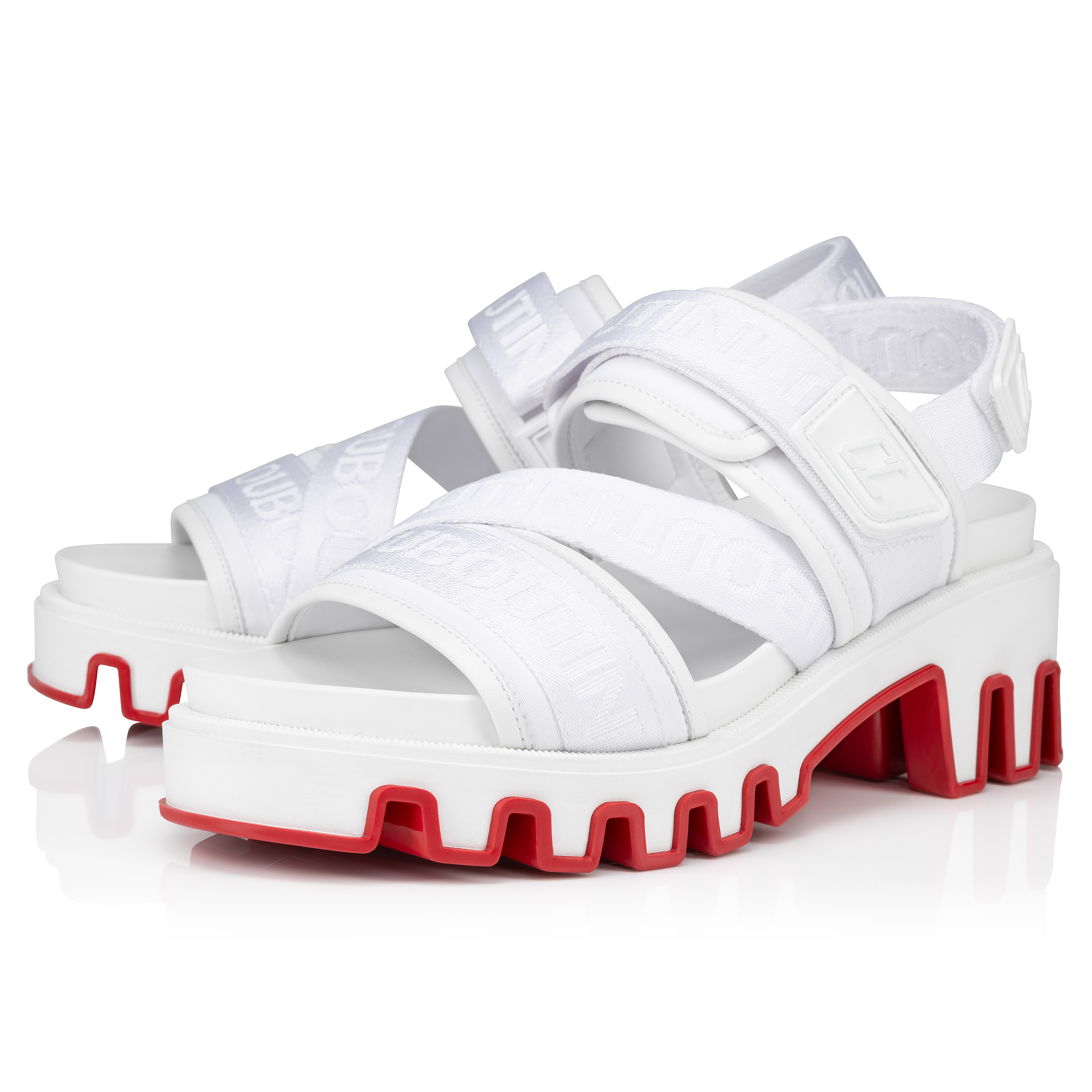 クリスチャン ルブタン ウェディングラインのバックストラップサンダル35