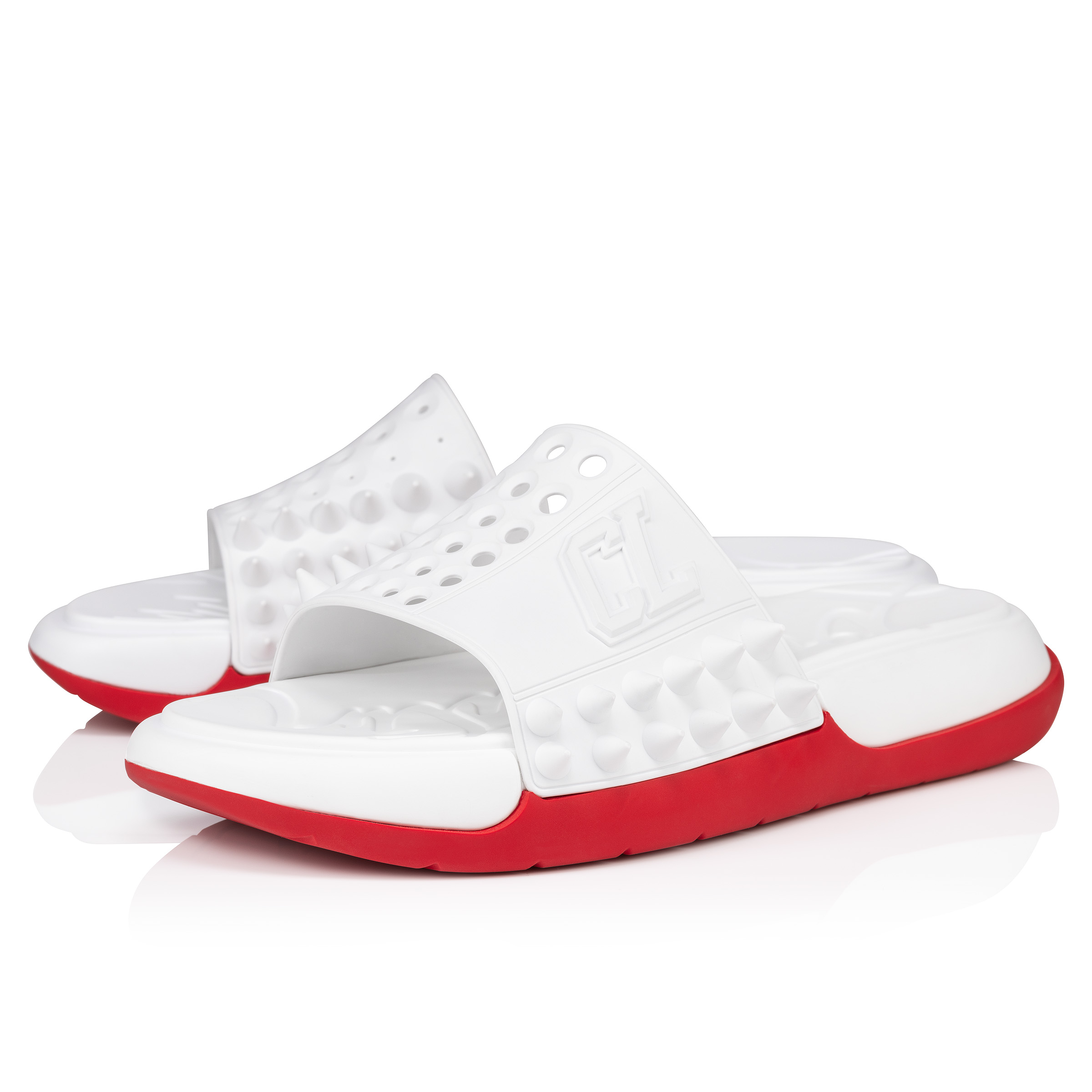 Take It Easy - ミュール - ラバー - ホワイト - メンズ - Christian Louboutin