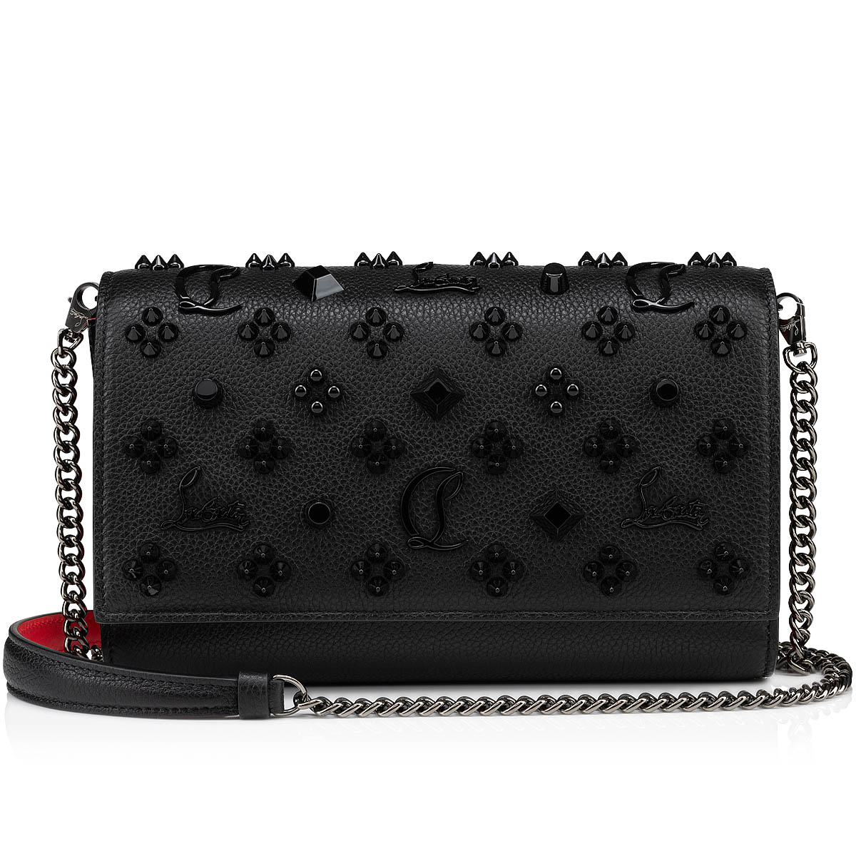 Paloma Clutch ブラック カーフレザー - Bags - Women - Christian Louboutin
