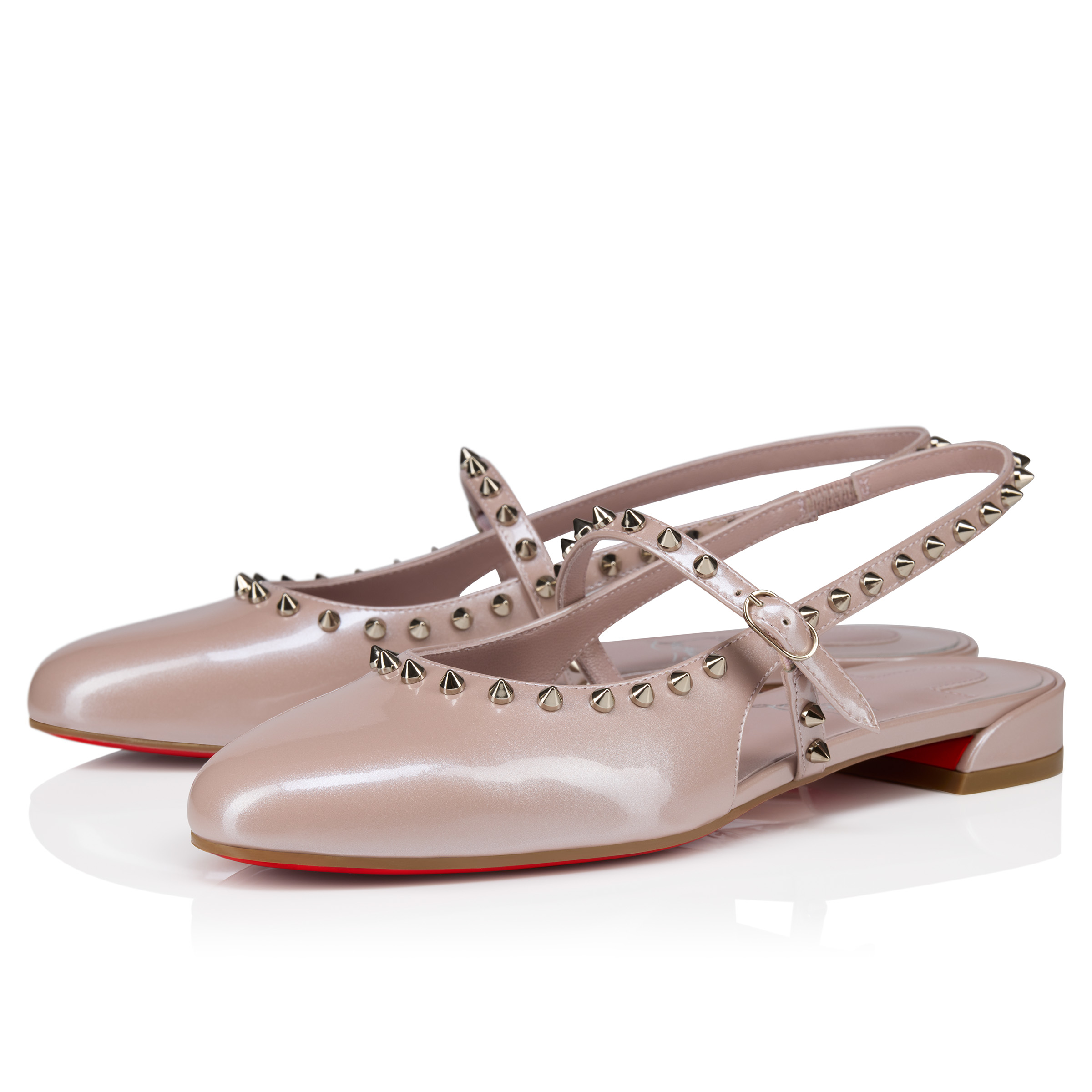 Christian Louboutinスタッズ バレエシューズ 23cm 23cm Christian Louboutin(クリスチャンルブタン) バレエ