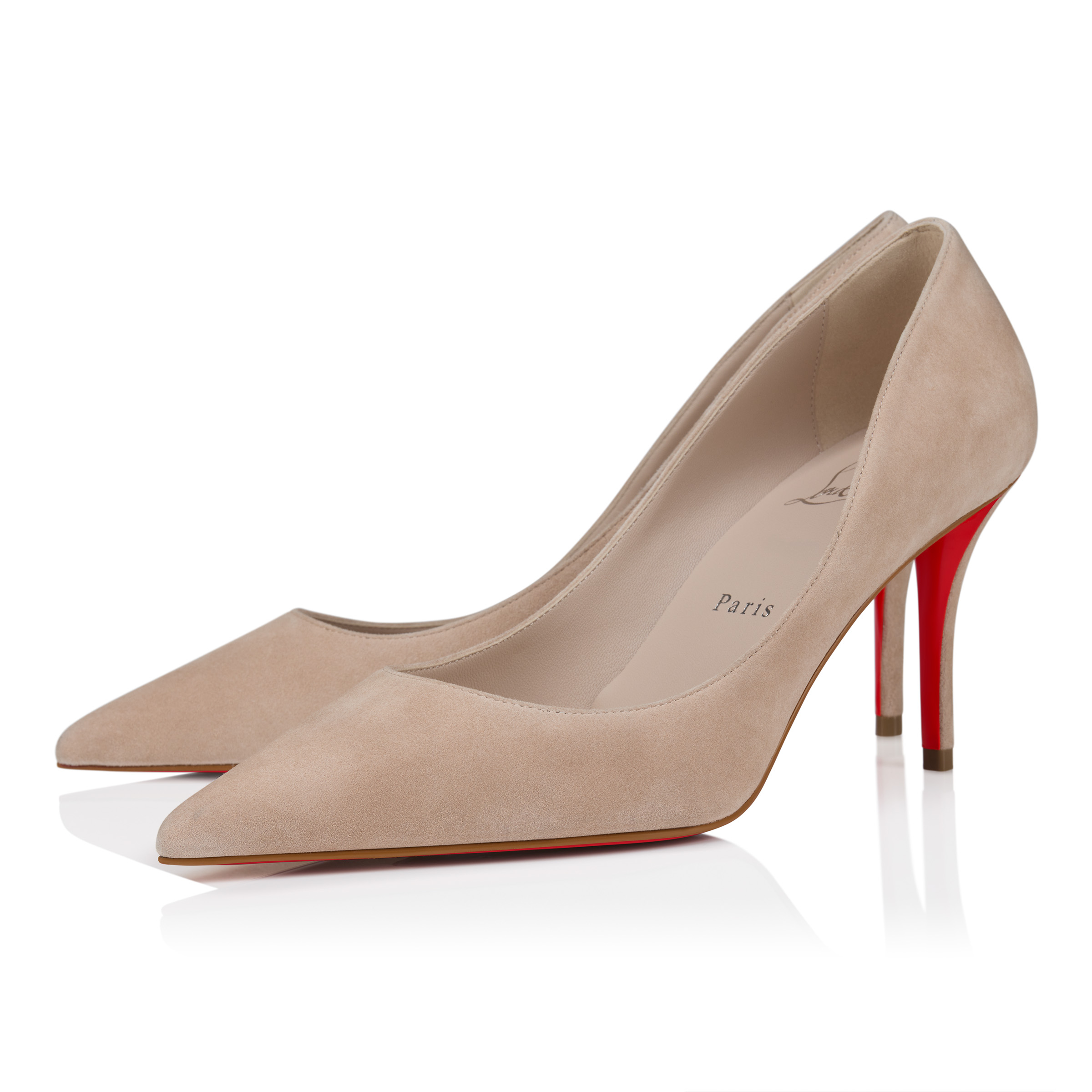 Miss Z - 80 mm パンプス - ヴーベロア（スエード） - ベージュ