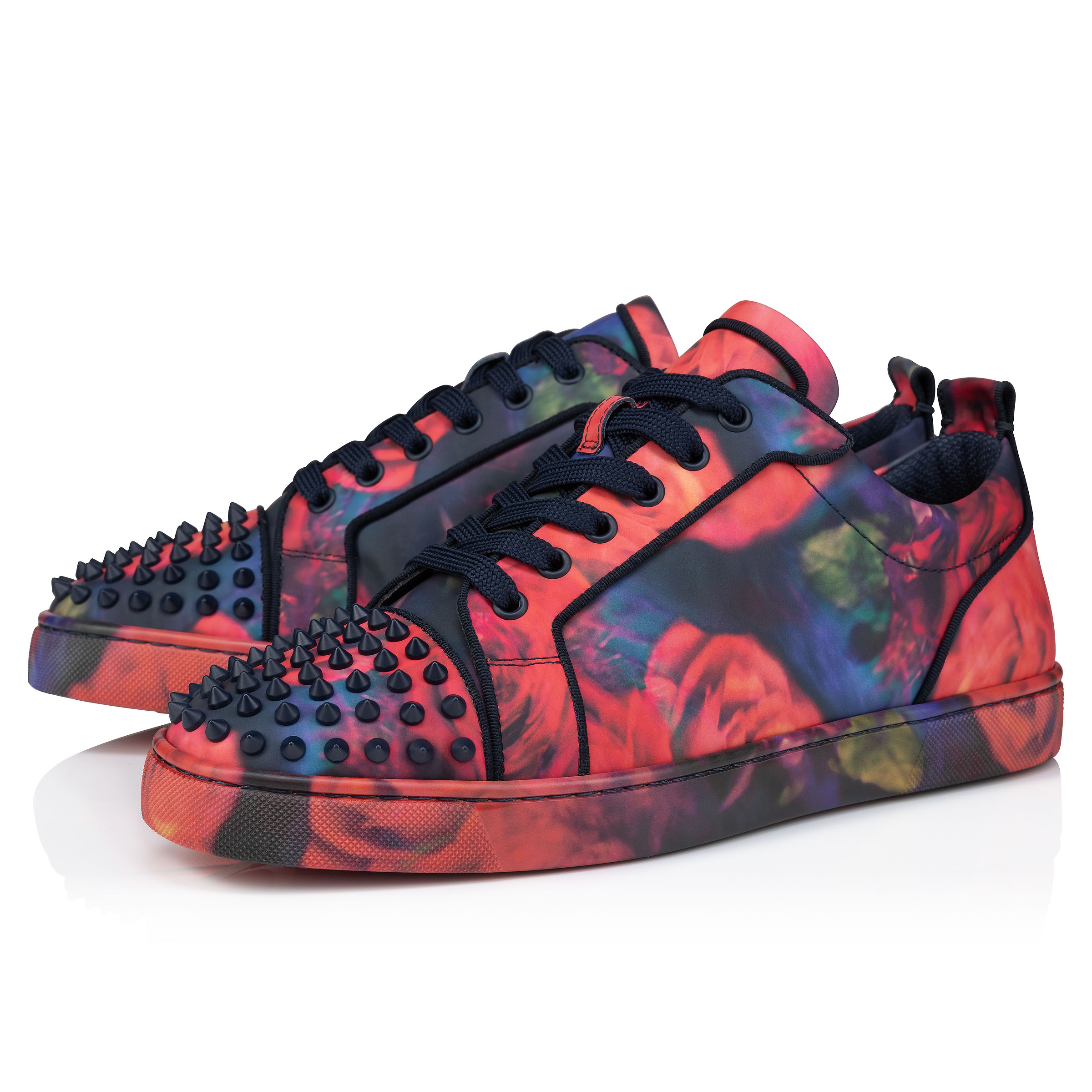 価格は安く - スニーカー - Spikes Junior Louis カーフレザー Louboutin Christian - メンズ - マルチカラー - 靴