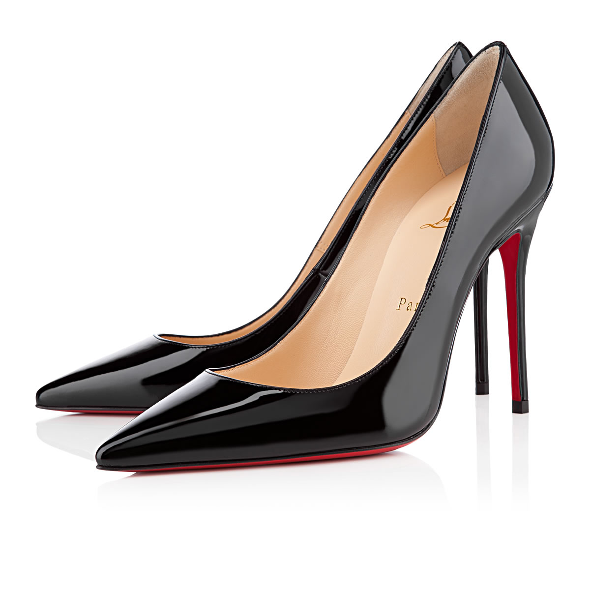 Kate 100 ブラック パテントレザー - Shoes - Women - Christian Louboutin